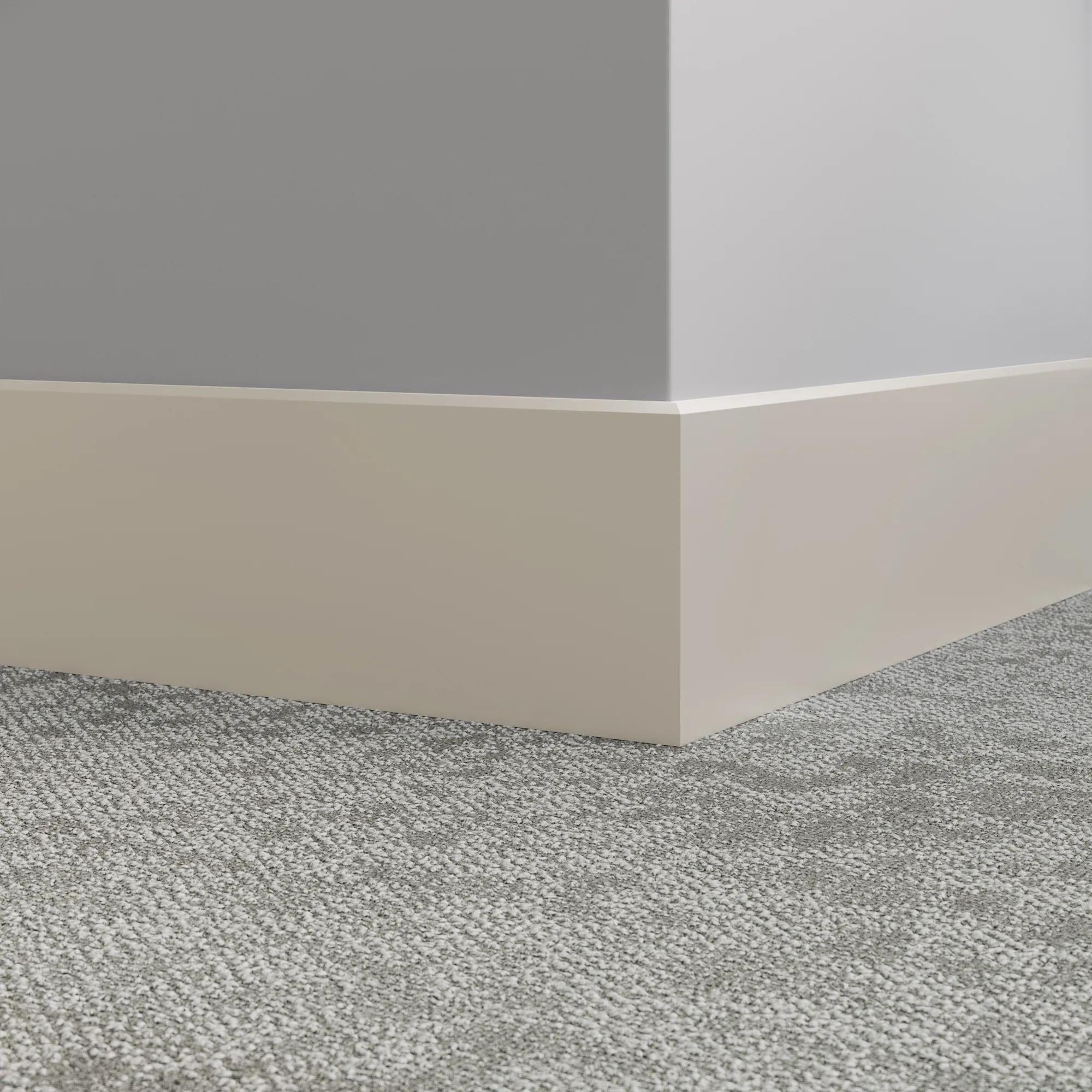 Tarkett / Johnsonite Millwork Mandalay 6" 24 Grey Haze 6" x 8' by 3/8" – product image showing size, style, and brand details.