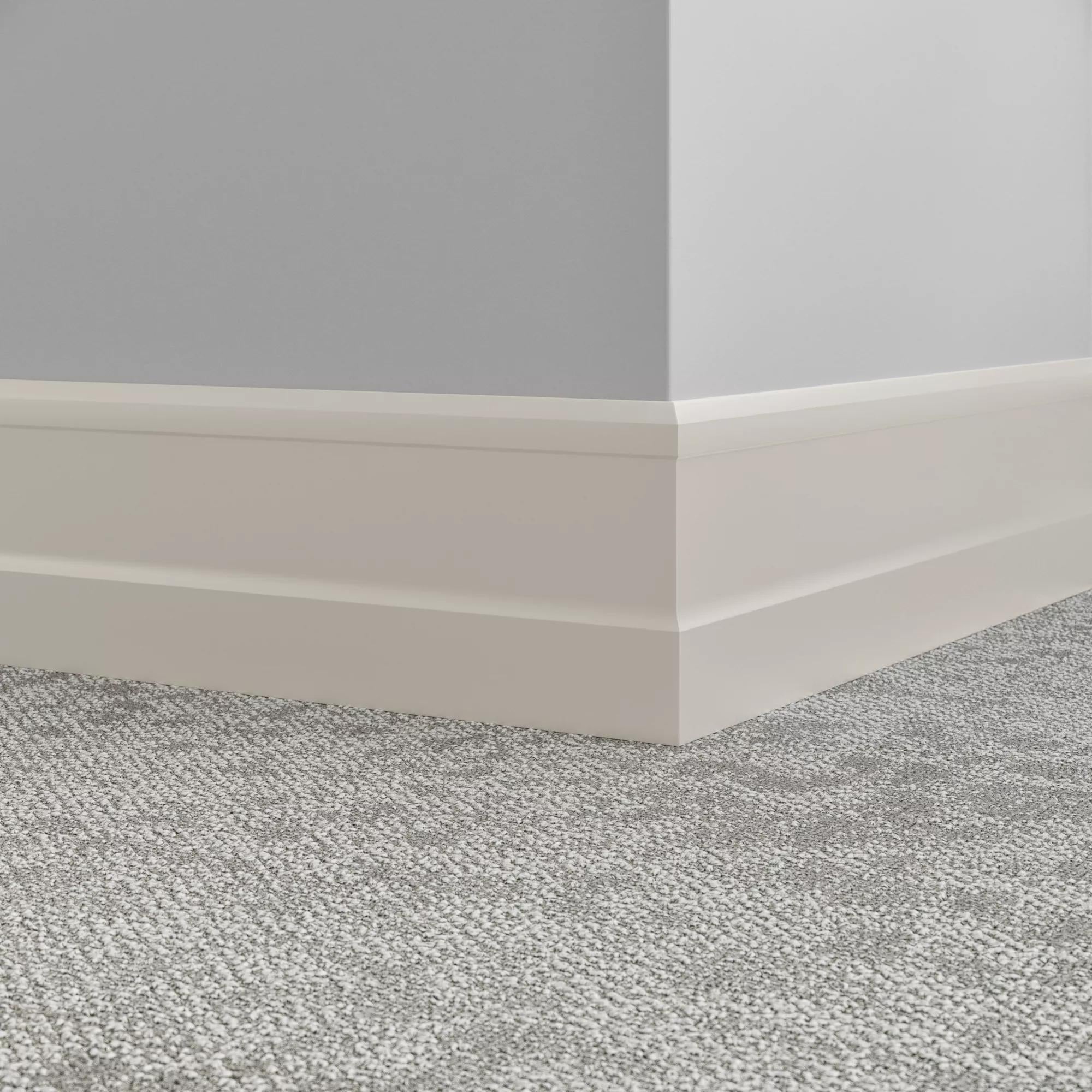 Tarkett / Johnsonite Millwork Recessed 6" 24 Grey Haze 6" x 8' by 0.35"