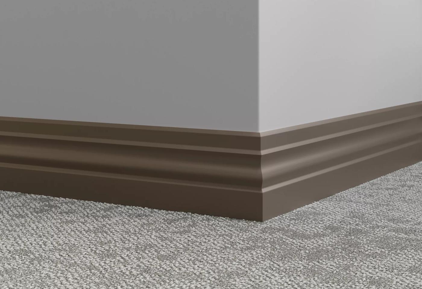 Tarkett / Johnsonite Millwork Ambassador 4" 264 Grounded 4" x 8' by 3/8" (48 LF/box)