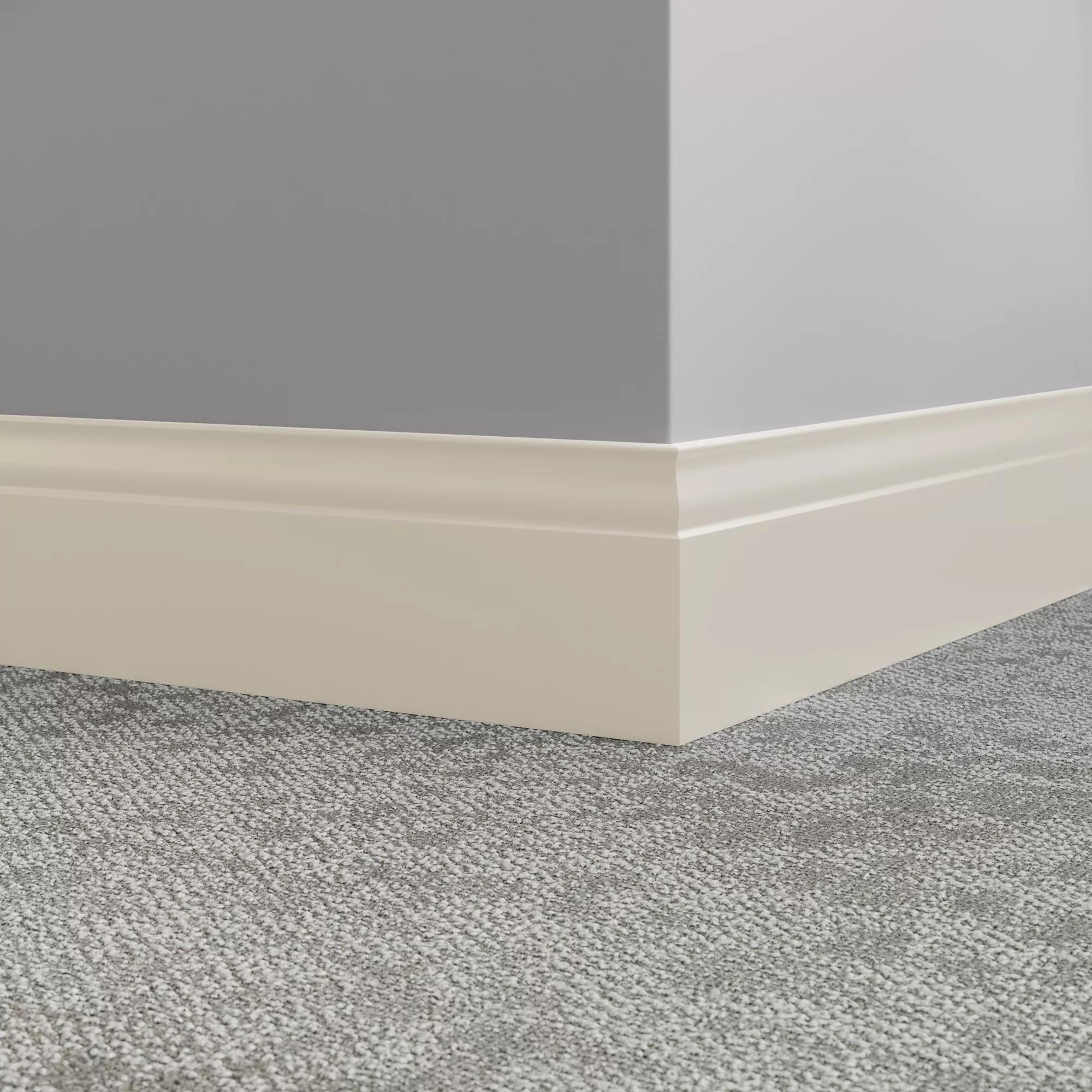 Tarkett / Johnsonite Millwork Inflection 5-1/4" 27 Mist 5.25" x 8' by 3/8" (48 LF/box)