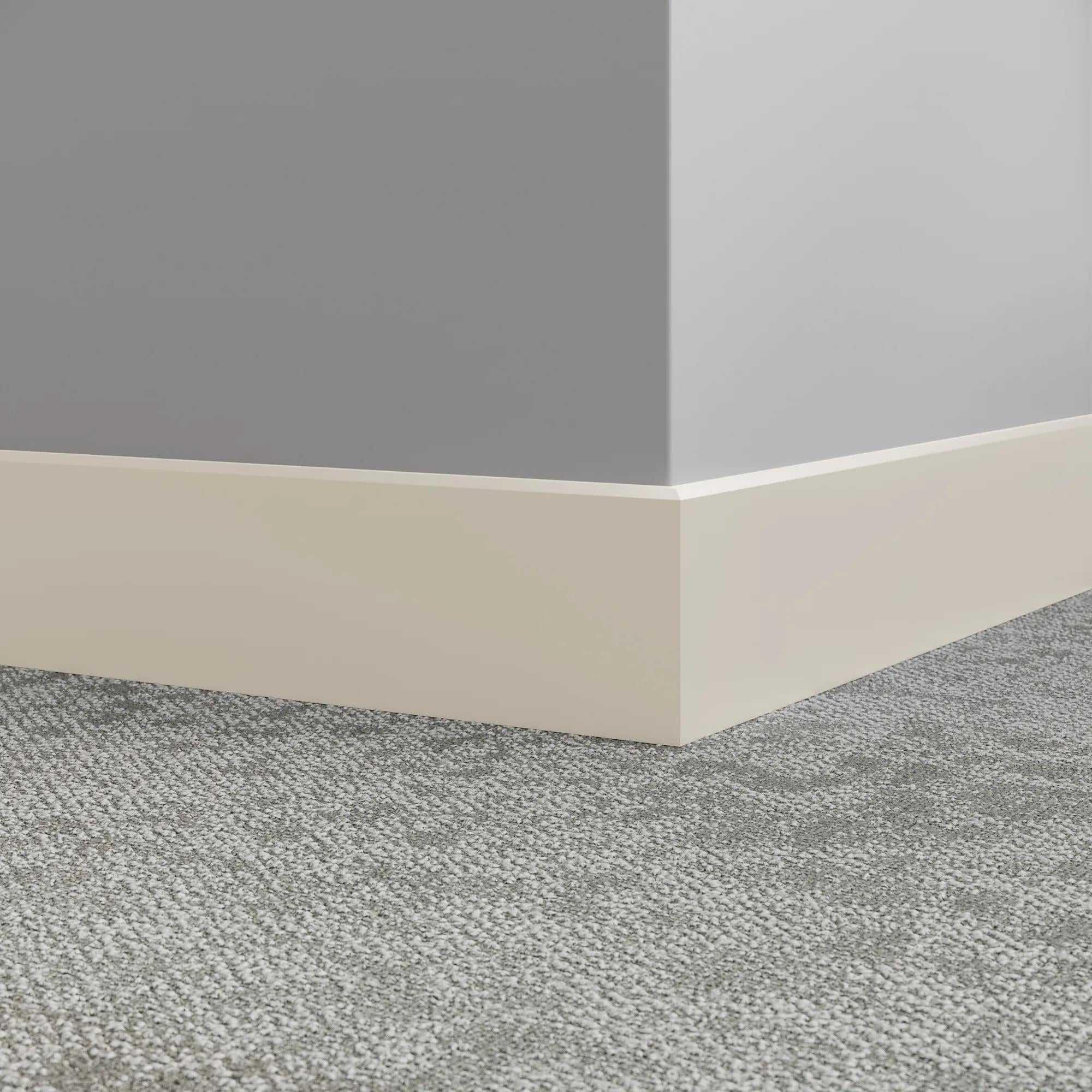 Tarkett / Johnsonite Millwork Mandalay 4-1/2" 27 Mist 4.5" x 8' by 3/8" – product image showing size, style, and brand details.