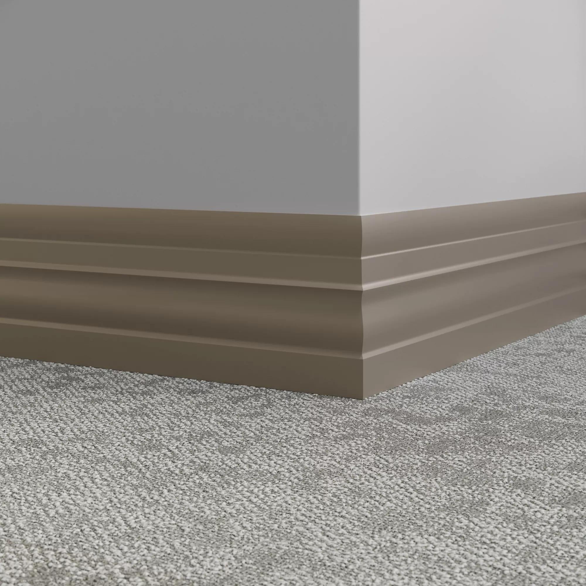 Tarkett / Johnsonite Millwork Attache 6" 281 Grizzly 6" x 8' by 1/4" (64 LF/box)