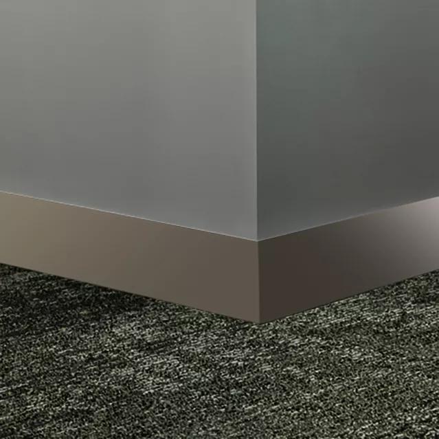 Tarkett / Johnsonite Millwork Monument 4" 281 Grizzly 4" x 8' by 1/4" – product image showing size, style, and brand details.