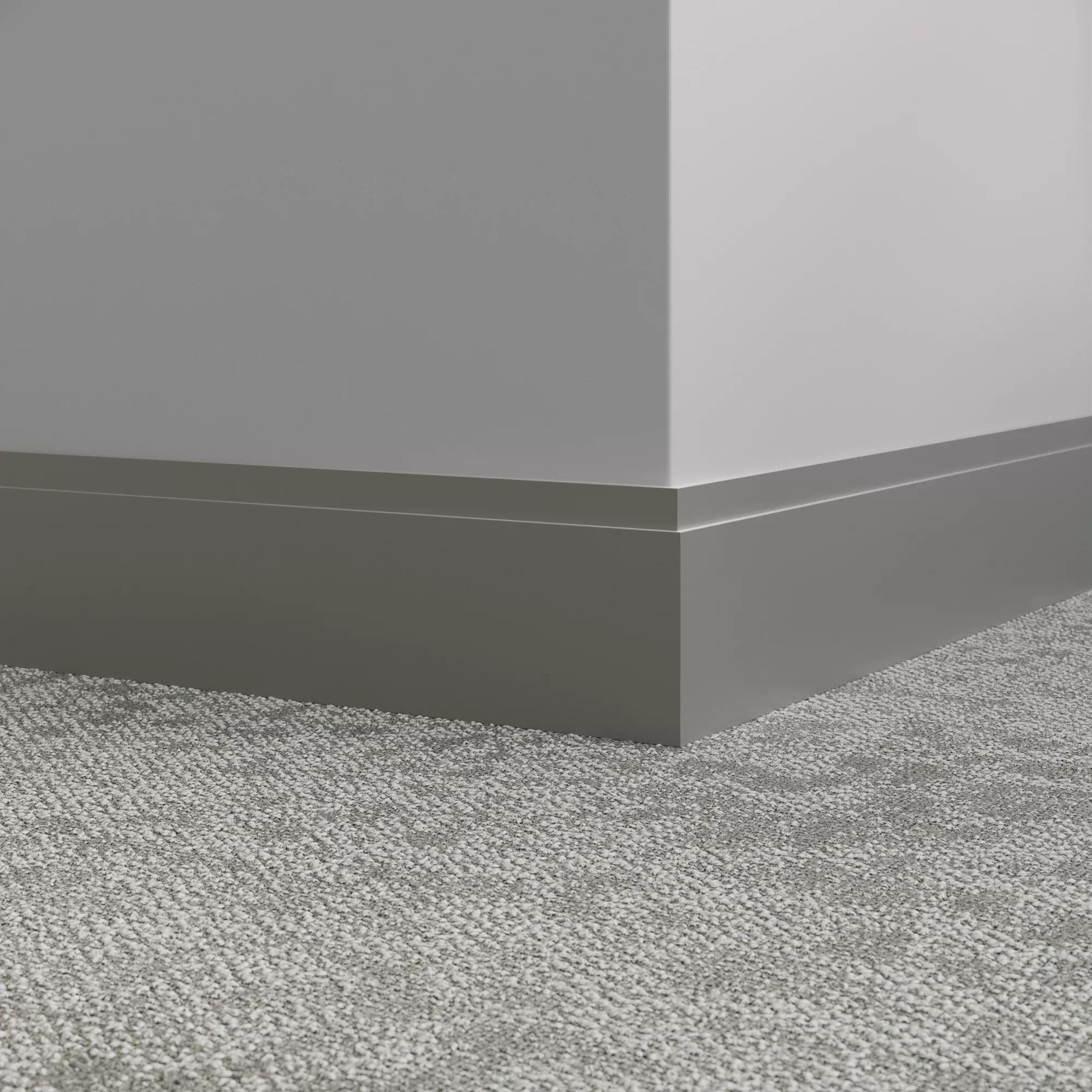 Tarkett / Johnsonite Millwork Equinox 4-1/2" 282 Vaporize 4.5" x 8' by 3/8" – product image showing size, style, and brand details.