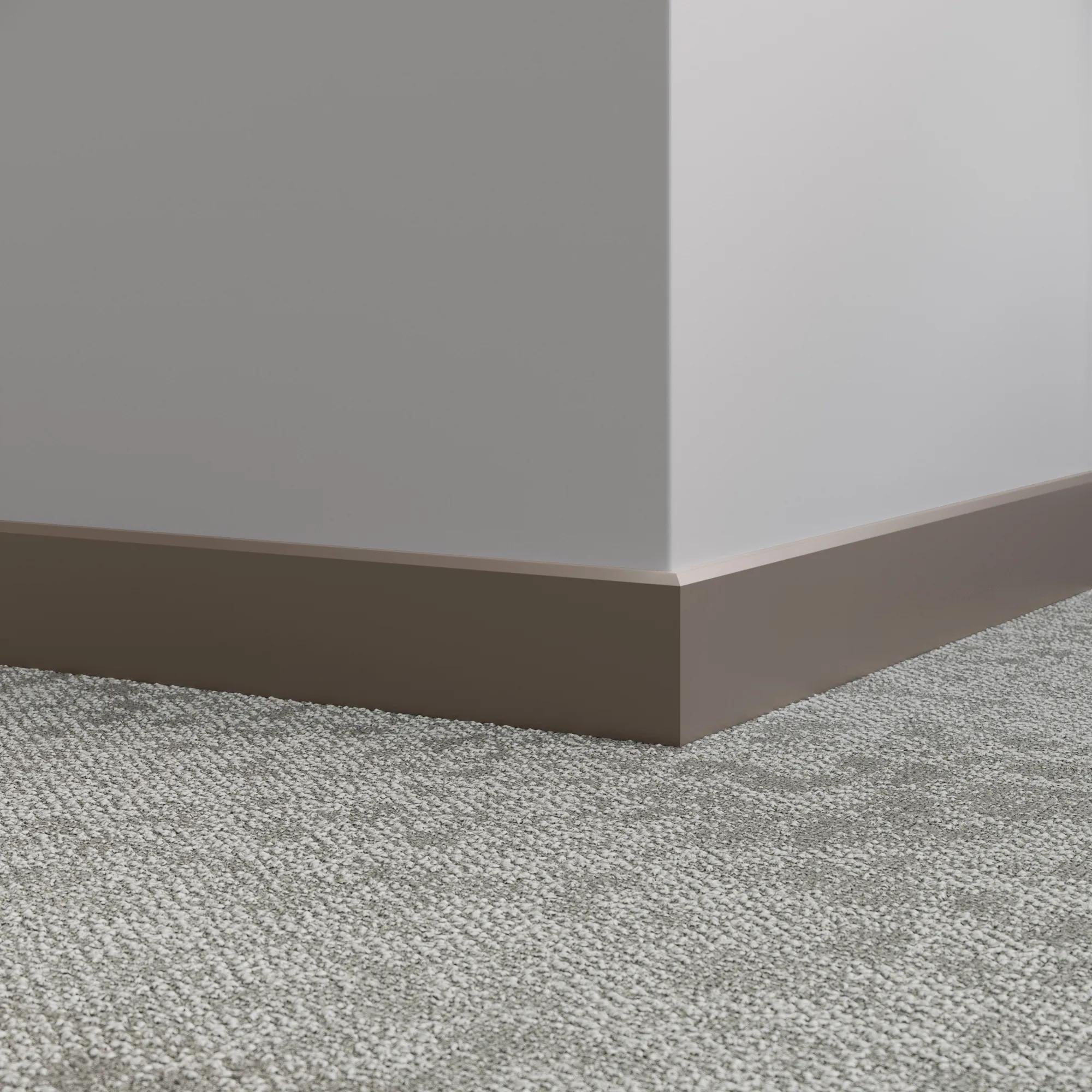 Tarkett / Johnsonite Millwork Mandalay 4-1/2" 283 Toast 4.5" x 8' by 3/8" – product image showing size, style, and brand details.