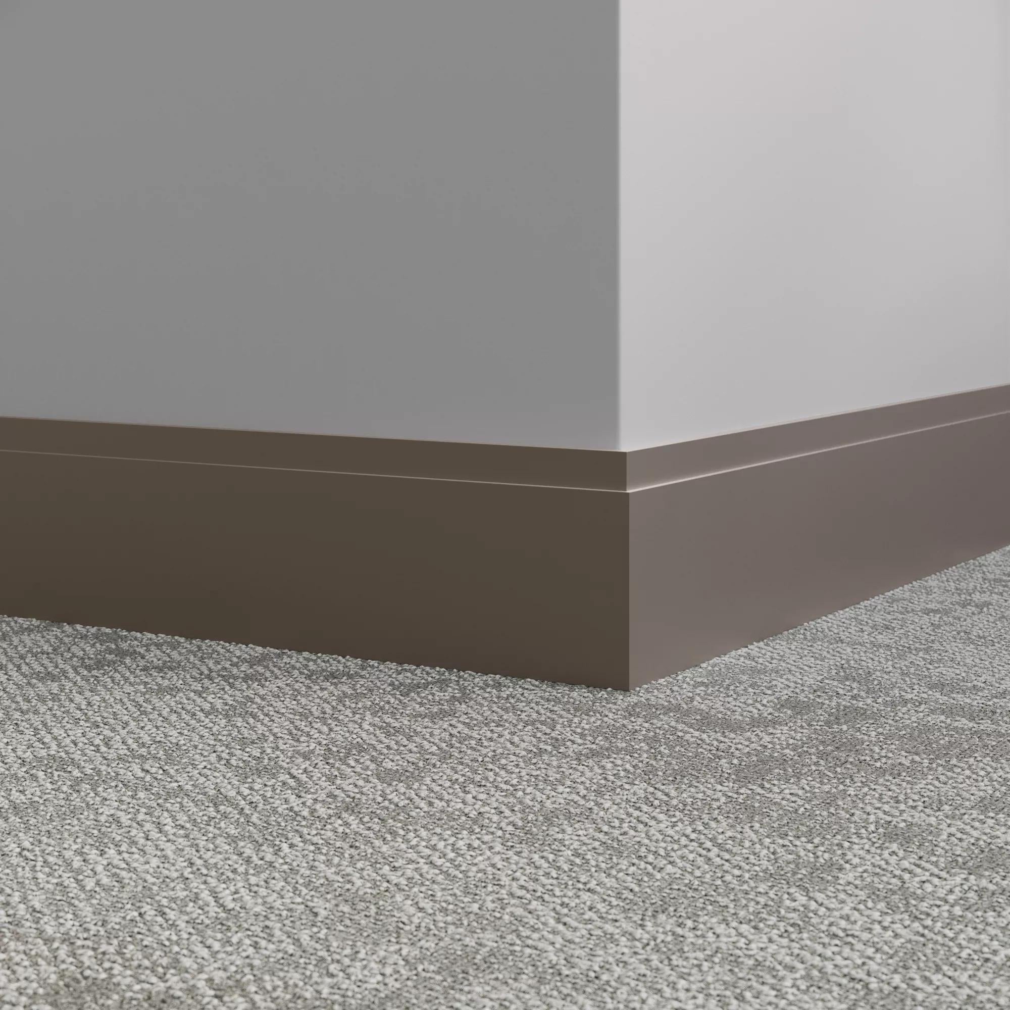 Tarkett / Johnsonite Millwork Equinox 4-1/2" 283 Toast 4.5" x 8' by 3/8" – product image showing size, style, and brand details.