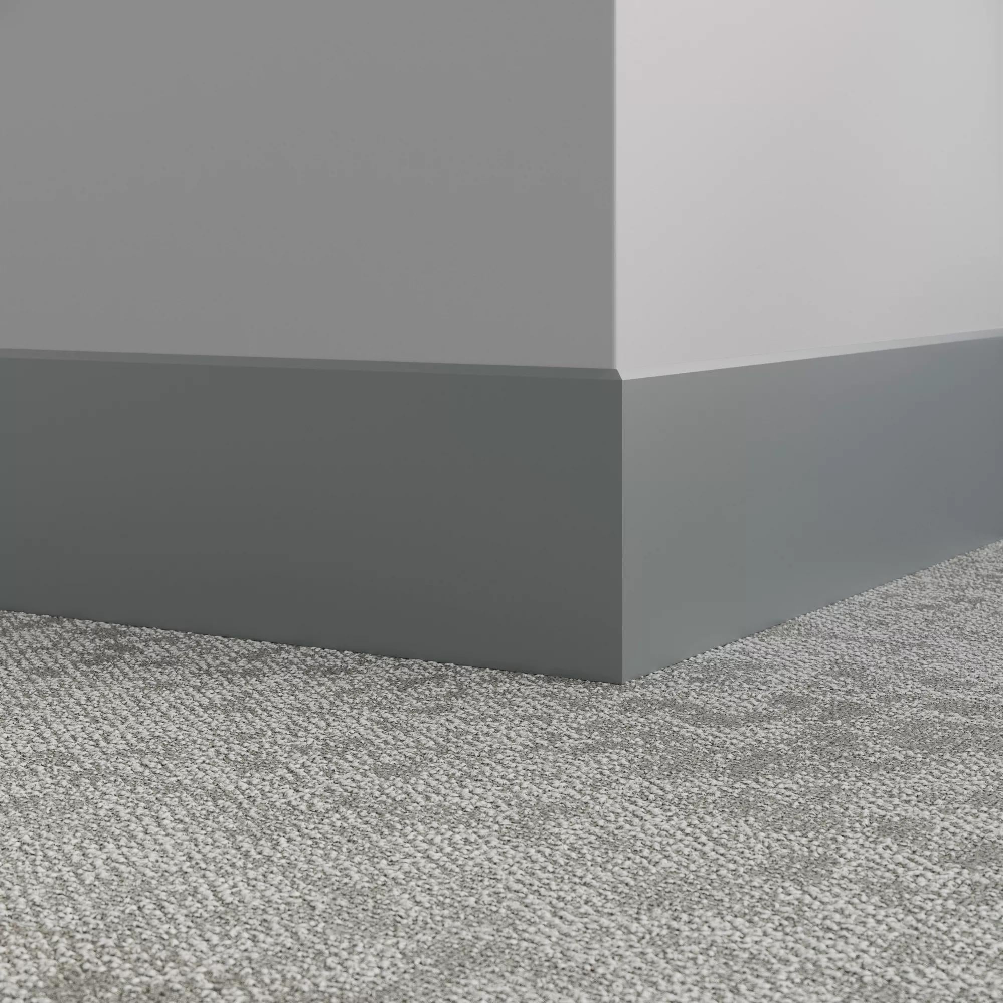 Tarkett / Johnsonite Millwork Exhibit 6" 28 Medium Grey 6" x 8' by 1/4"