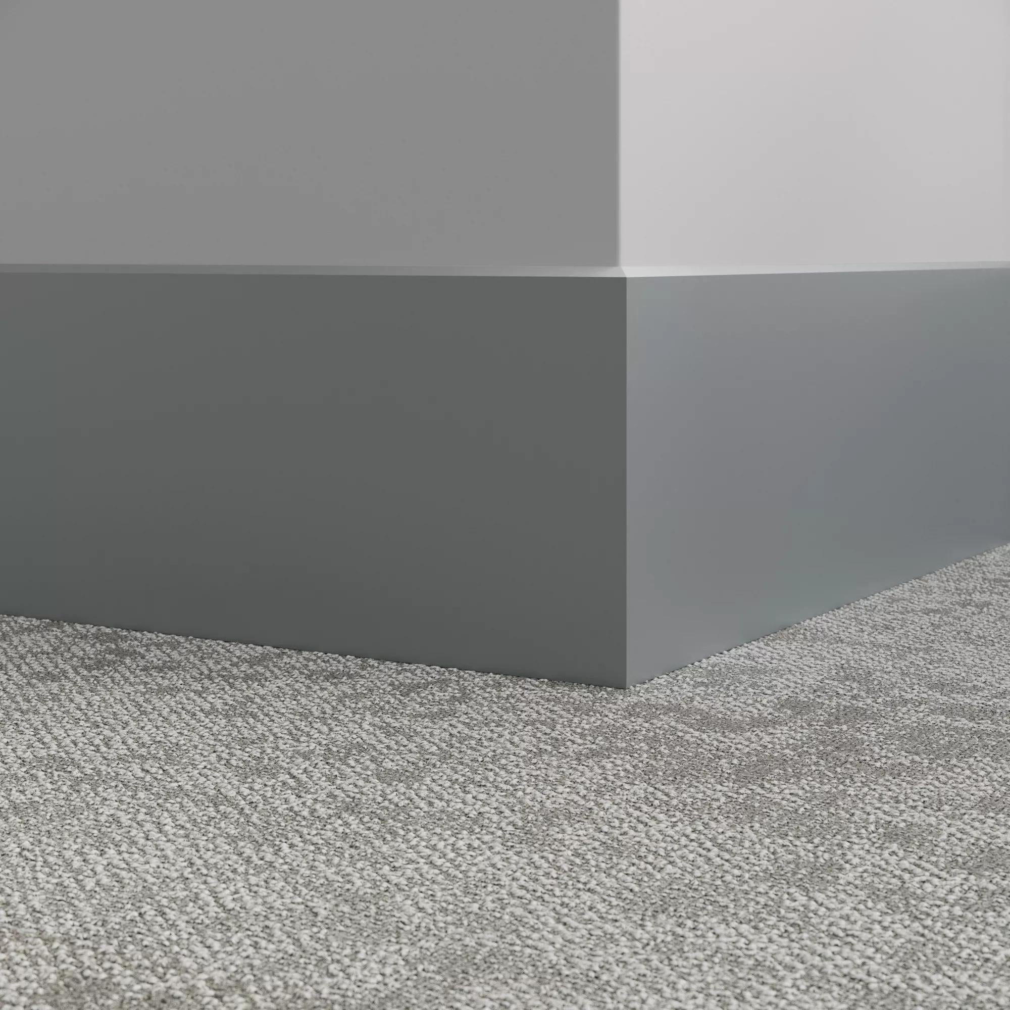 Tarkett / Johnsonite Millwork Exhibit 8" 28 Medium Grey 8" x 8' by 1/4"