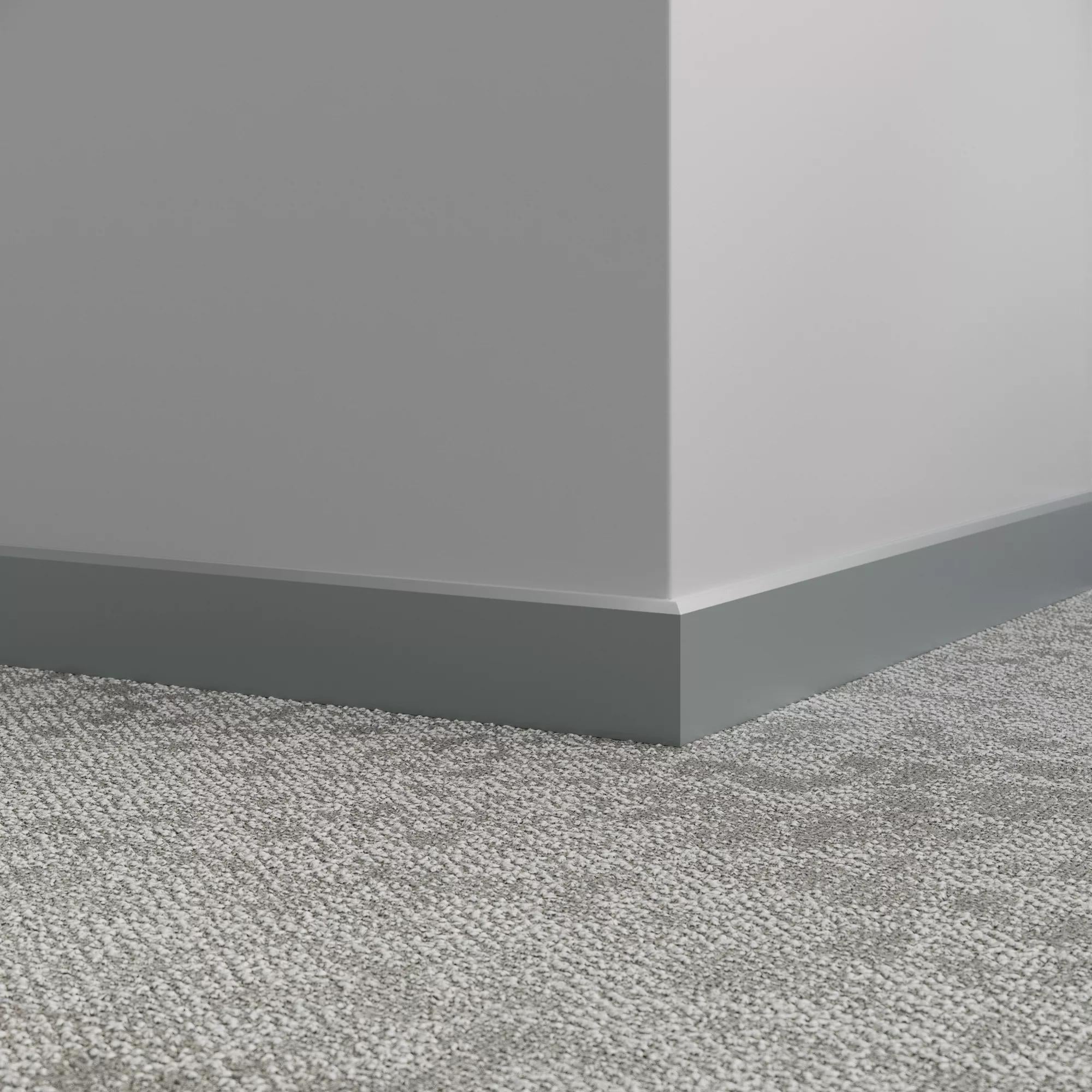 Tarkett / Johnsonite Millwork Mandalay 2-1/2" 28 Medium Grey 2.5" x 8' by 3/8" (40 LF/box)