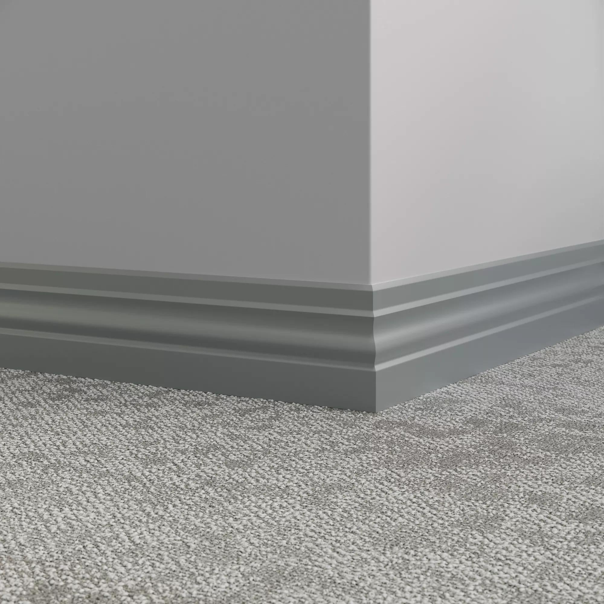 Tarkett / Johnsonite Millwork Ambassador 4" 28 Medium Grey 4" x 8' by 3/8" (48 LF/box)