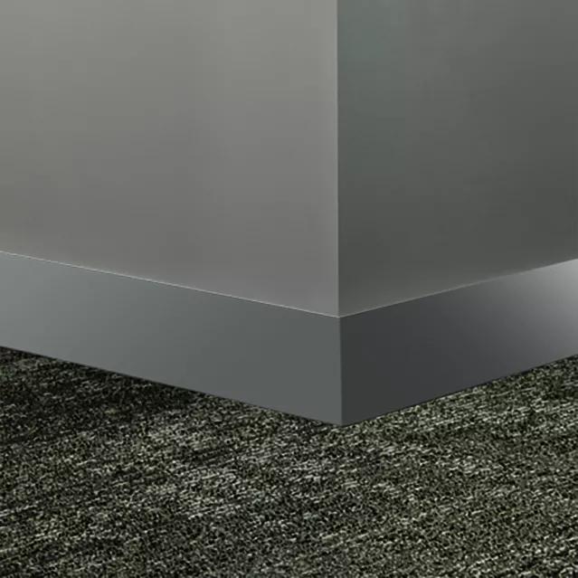 Tarkett / Johnsonite Millwork Monument 2-1/2" 28 Medium Grey 2.5" x 8' by 1/4" – product image showing size, style, and brand details.
