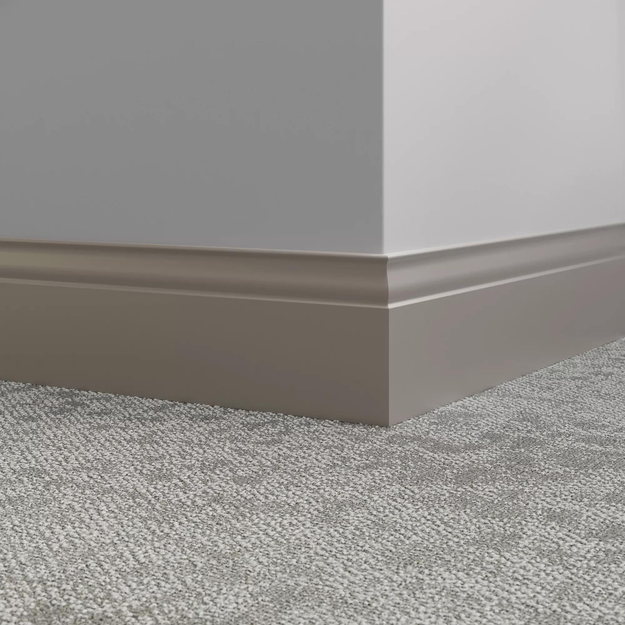 Tarkett / Johnsonite Millwork Inflection 5-1/4" 32 Pebble 5.25" x 8' by 3/8" (48 LF/box)