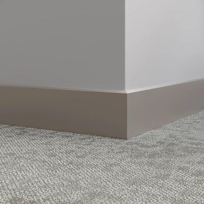 Tarkett / Johnsonite Millwork Mandalay 4-1/2" 32 Pebble 4.5" x 8' by 3/8" (40 LF/box)