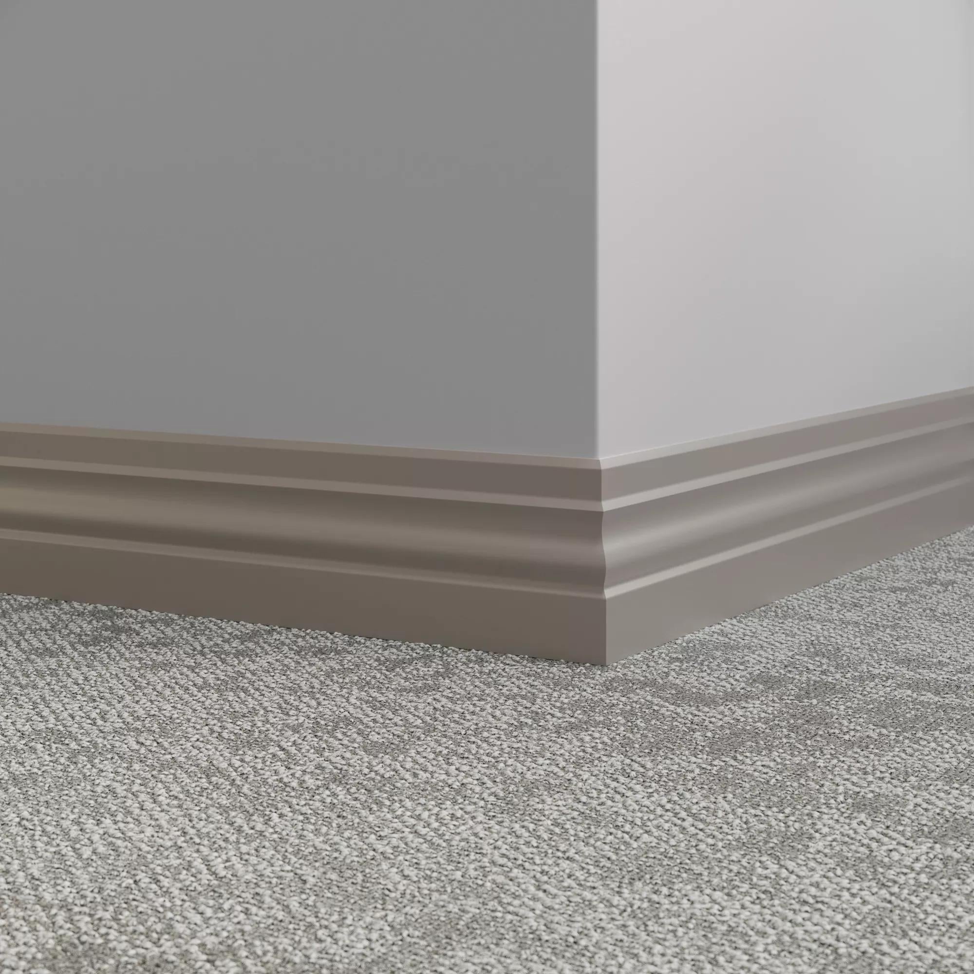 Tarkett / Johnsonite Millwork Ambassador 4" 32 Pebble 4" x 8' by 3/8" – product image showing size, style, and brand details.