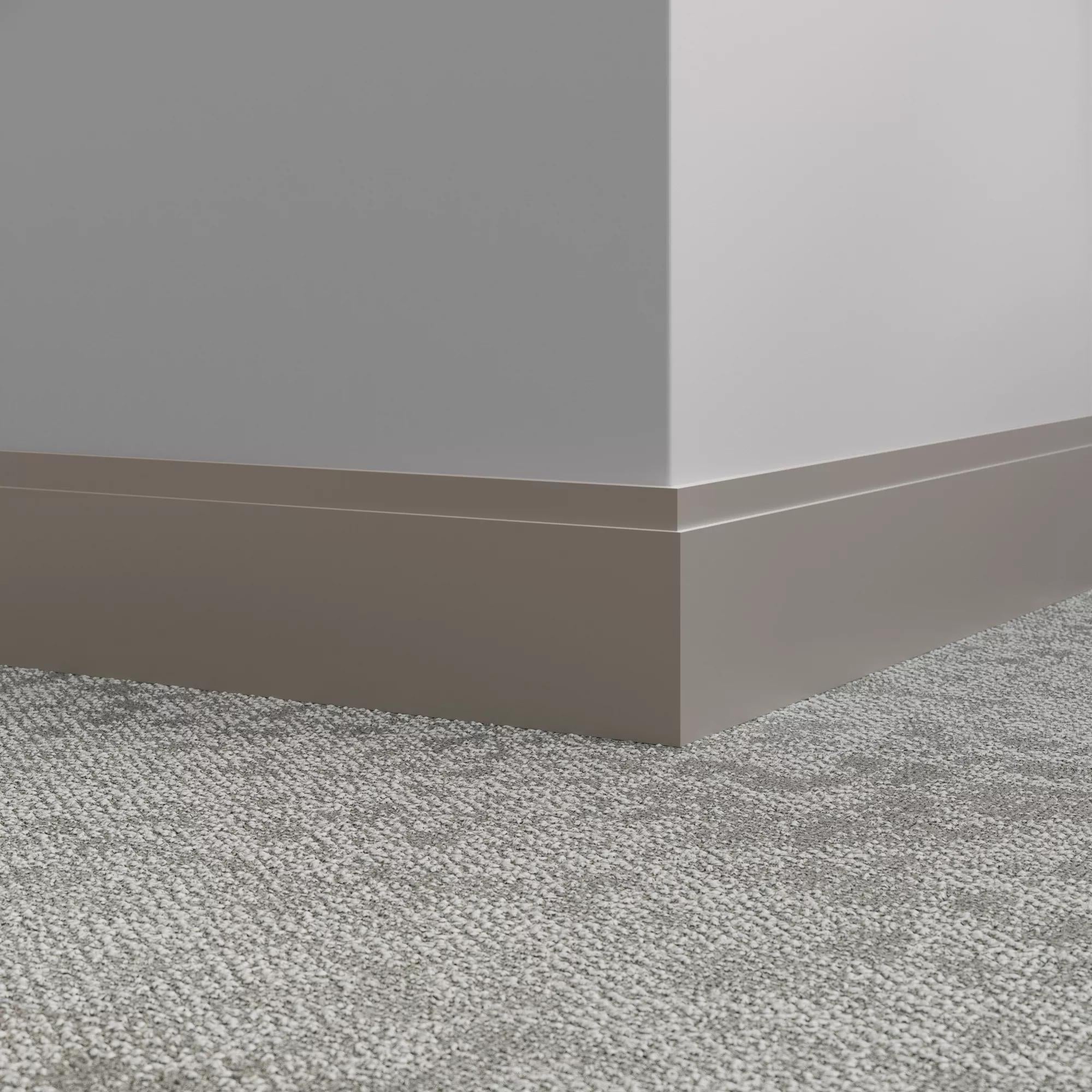 Tarkett / Johnsonite Millwork Equinox 4-1/2" 32 Pebble 4.5" x 8' by 3/8" (40 LF/box)