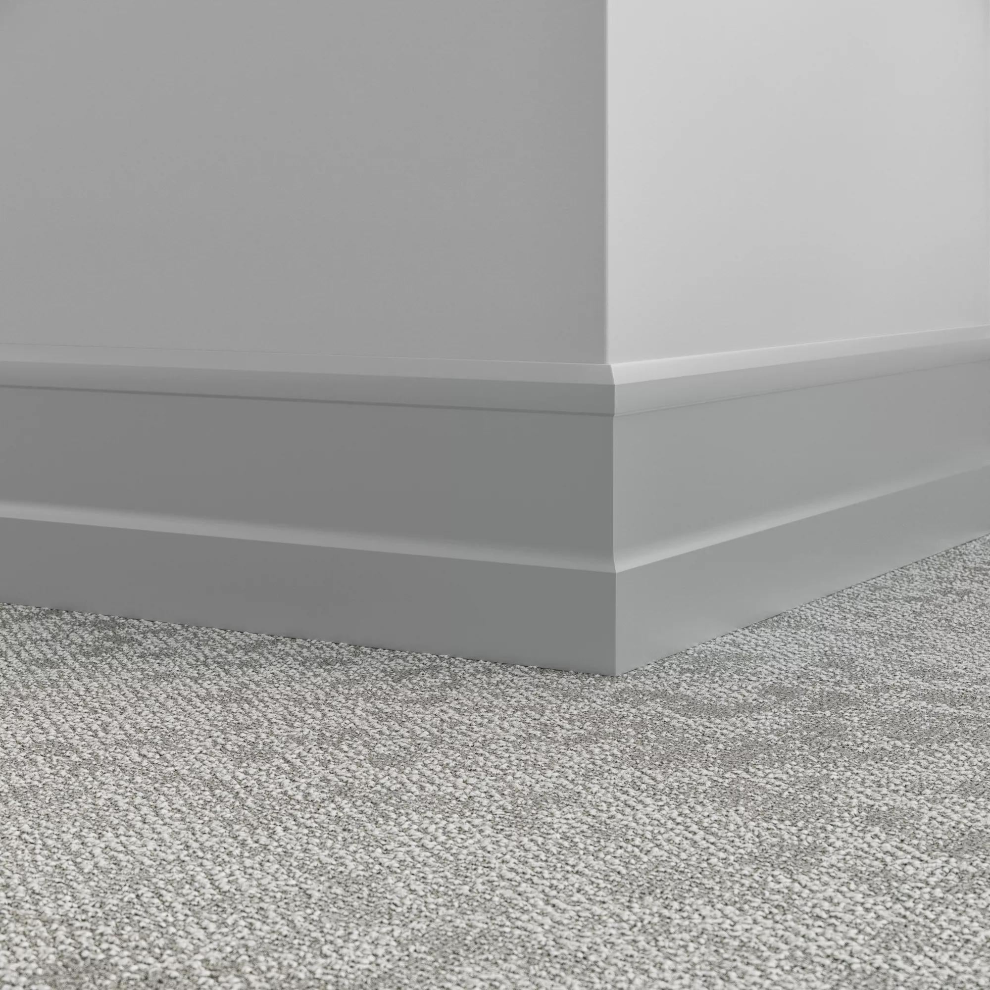 Tarkett / Johnsonite Millwork Recessed 6" 38 Pewter 6" x 8' by 0.35"