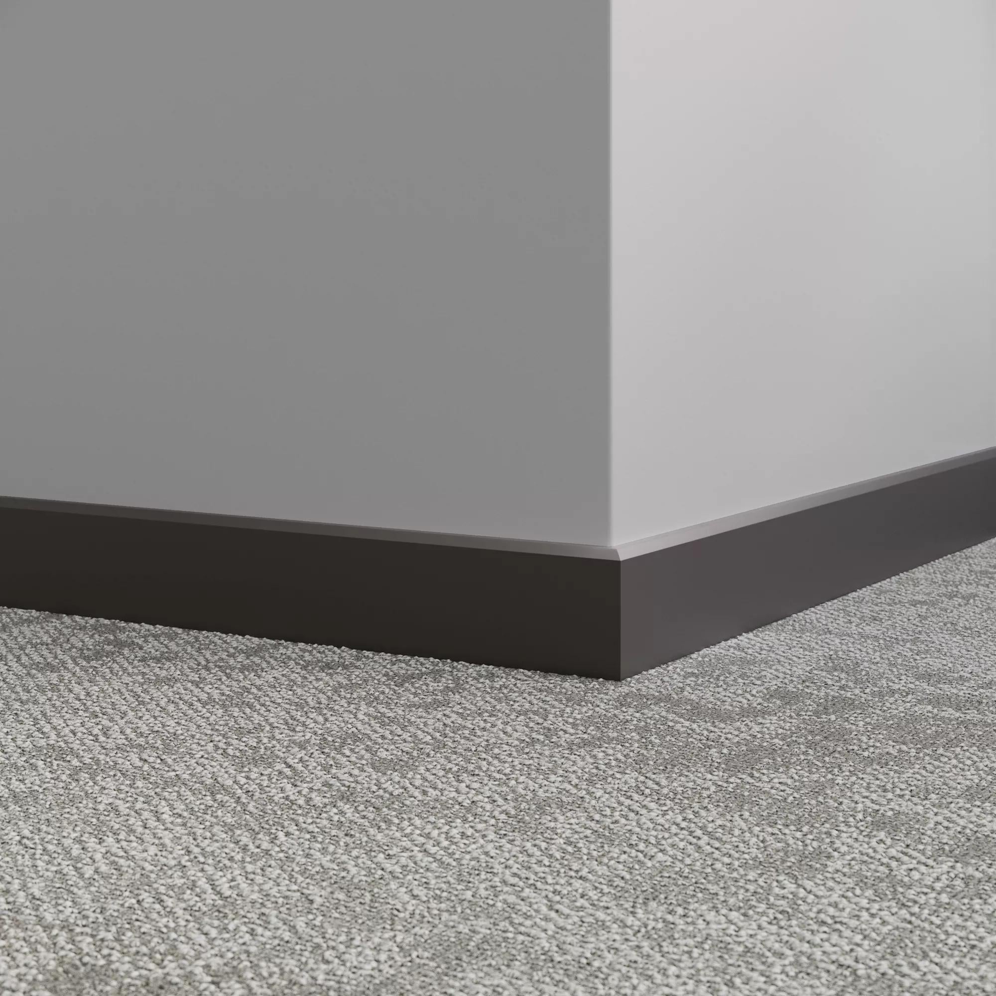 Tarkett / Johnsonite Millwork Mandalay 2-1/2" 44 Dark Brown 2.5" x 8' by 3/8" (40 LF/box)