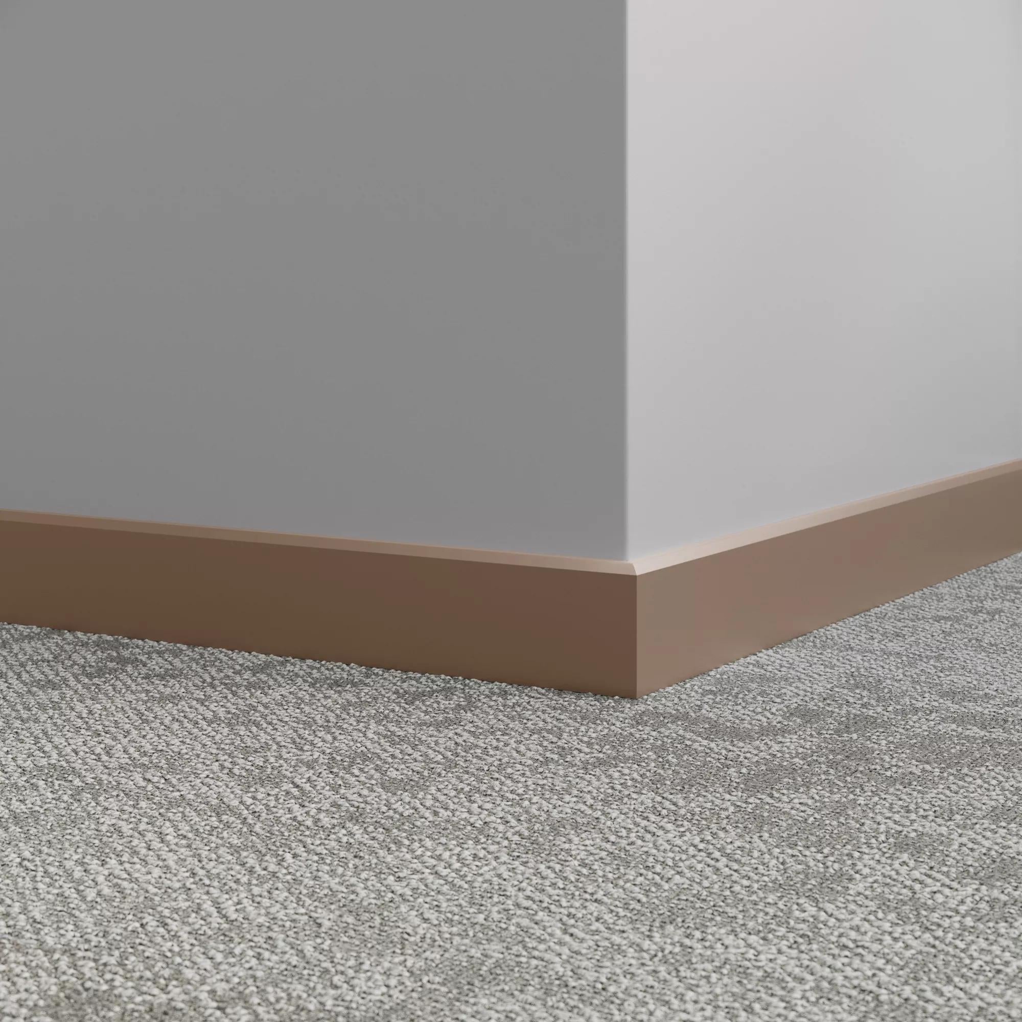 Tarkett / Johnsonite Millwork Mandalay 2-1/2" 45 Sandalwood 2.5" x 8' by 3/8" (40 LF/box)