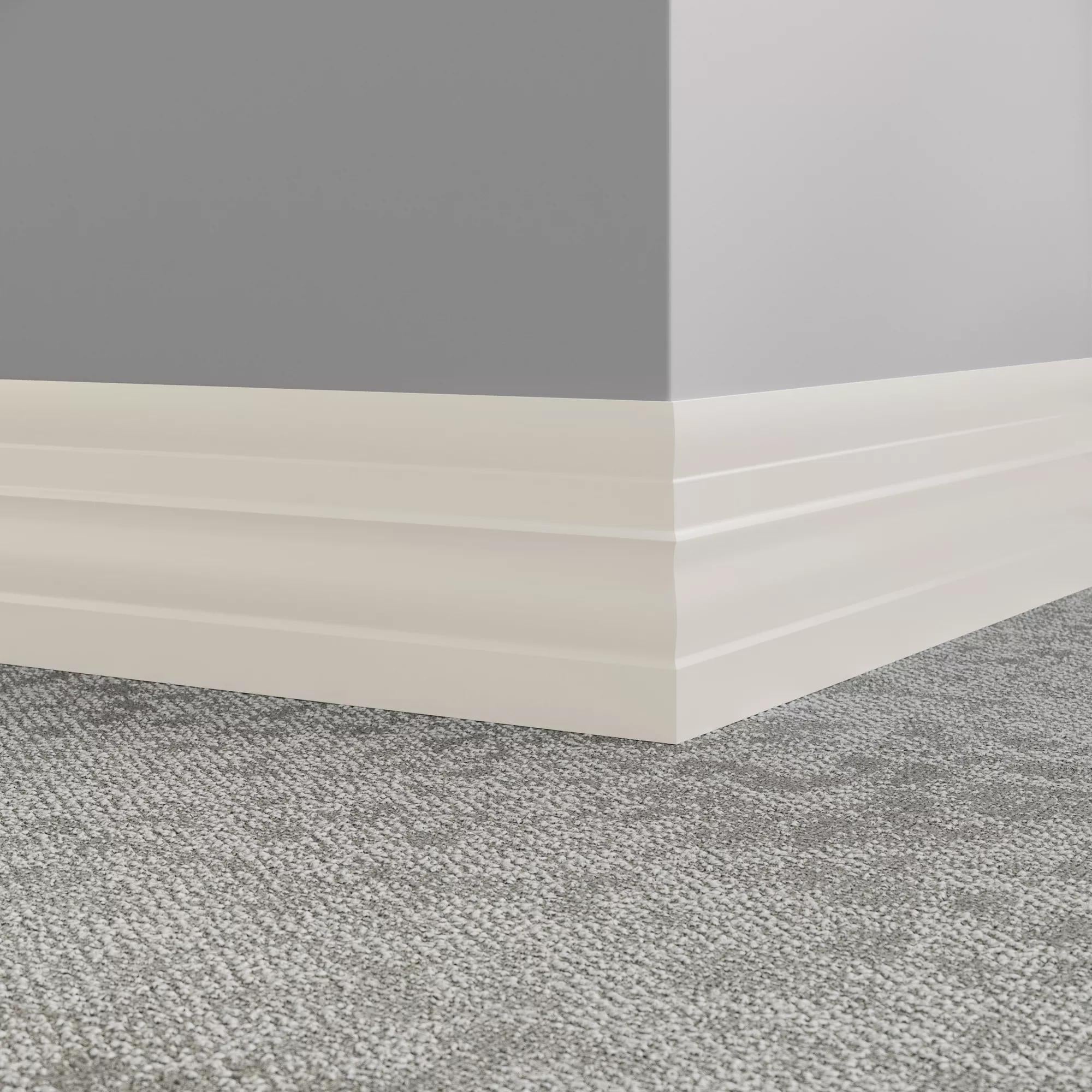 Tarkett / Johnsonite Millwork Attache 6" 460 Cotton 6" x 8' by 1/4" (64 LF/box)
