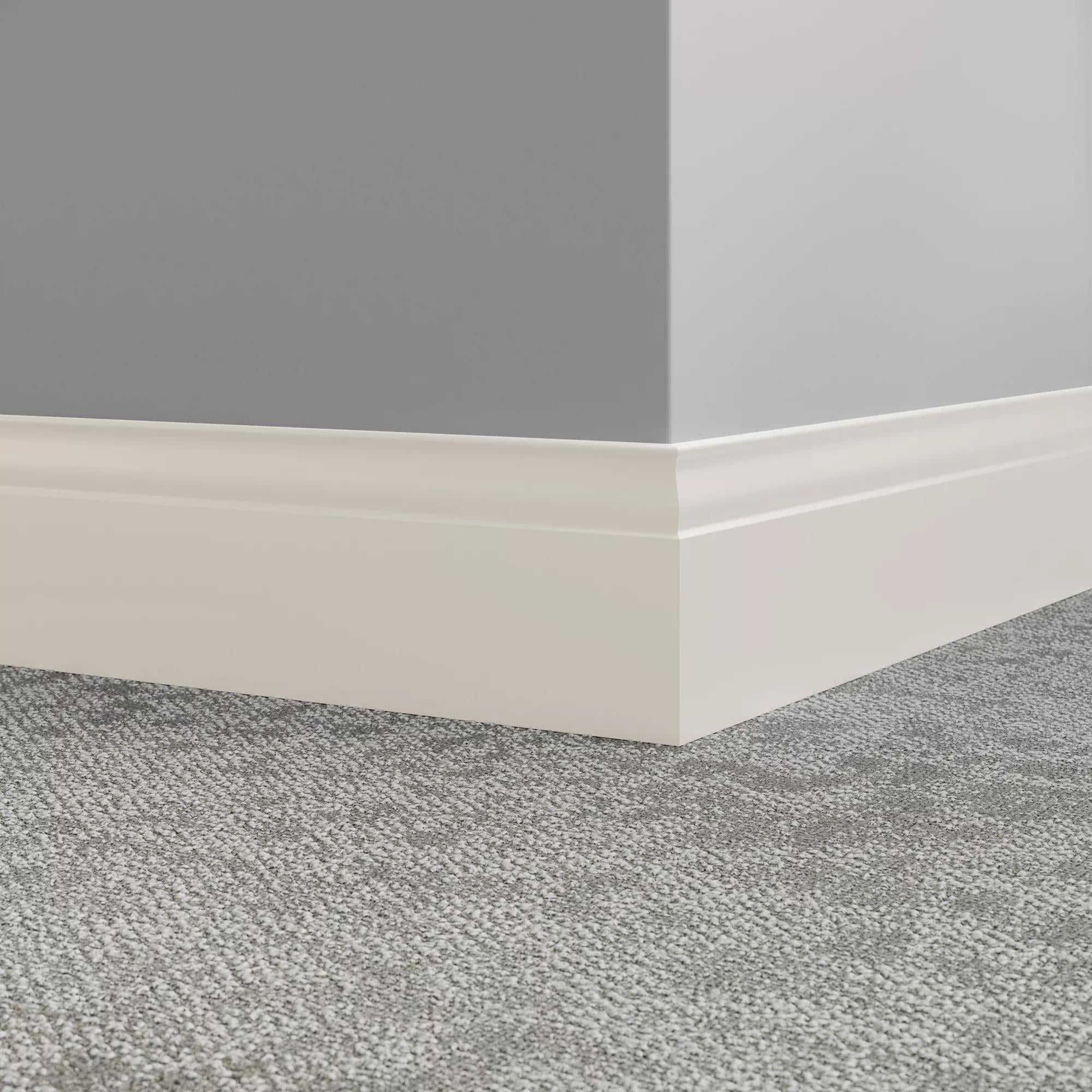 Tarkett / Johnsonite Millwork Inflection 5-1/4" 460 Cotton 5.25" x 8' by 3/8" (48 LF/box)