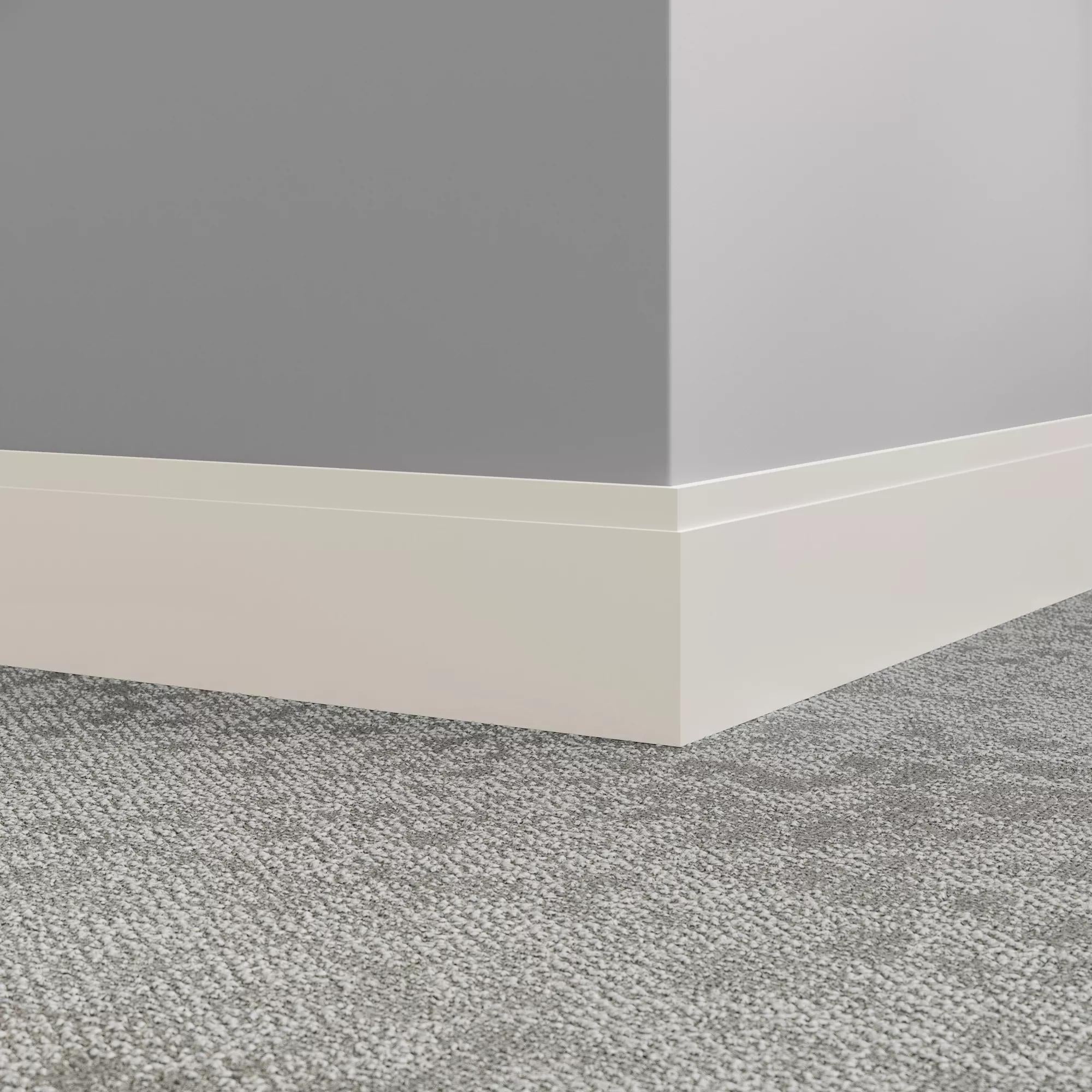 Tarkett / Johnsonite Millwork Equinox 4-1/2" 460 Cotton 4.5" x 8' by 3/8" – product image showing size, style, and brand details.