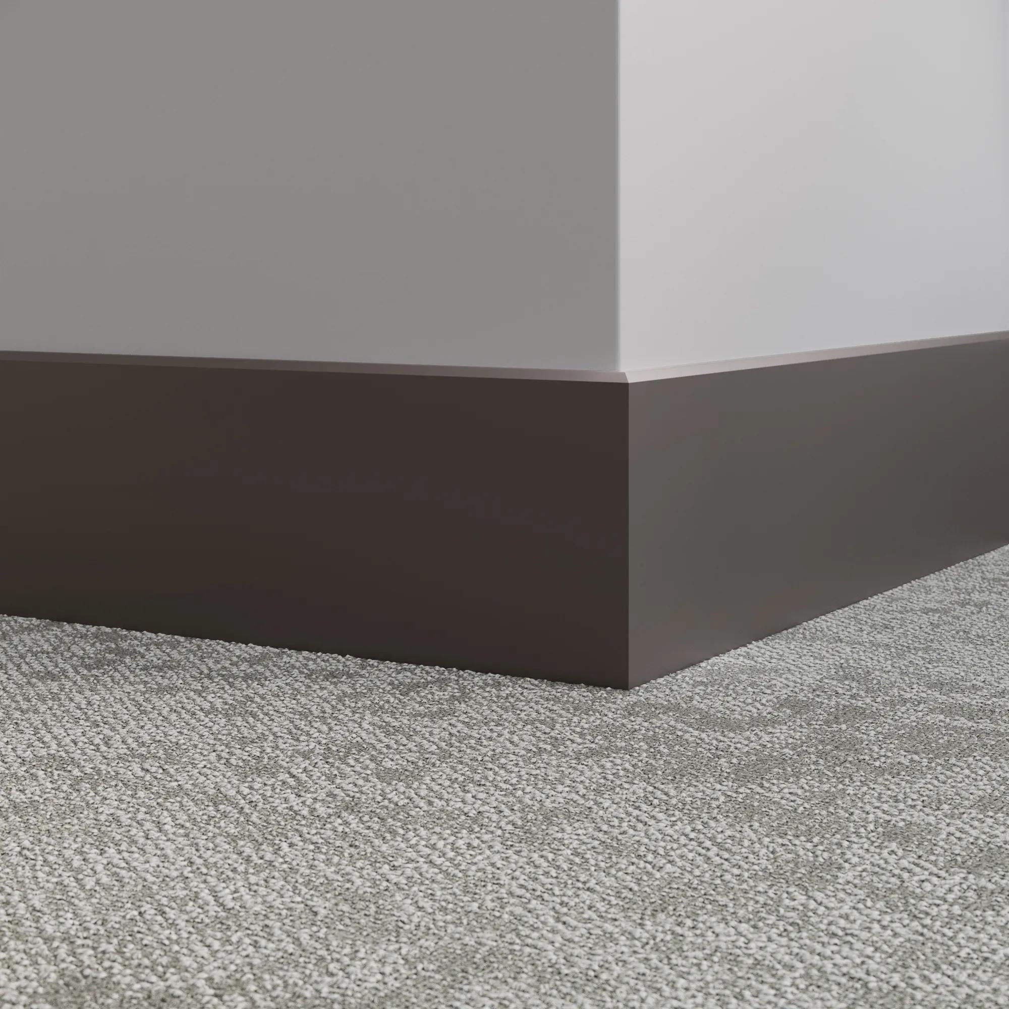 Tarkett / Johnsonite Millwork Mandalay 6" 47 Brown 6" x 8' by 3/8" – product image showing size, style, and brand details.