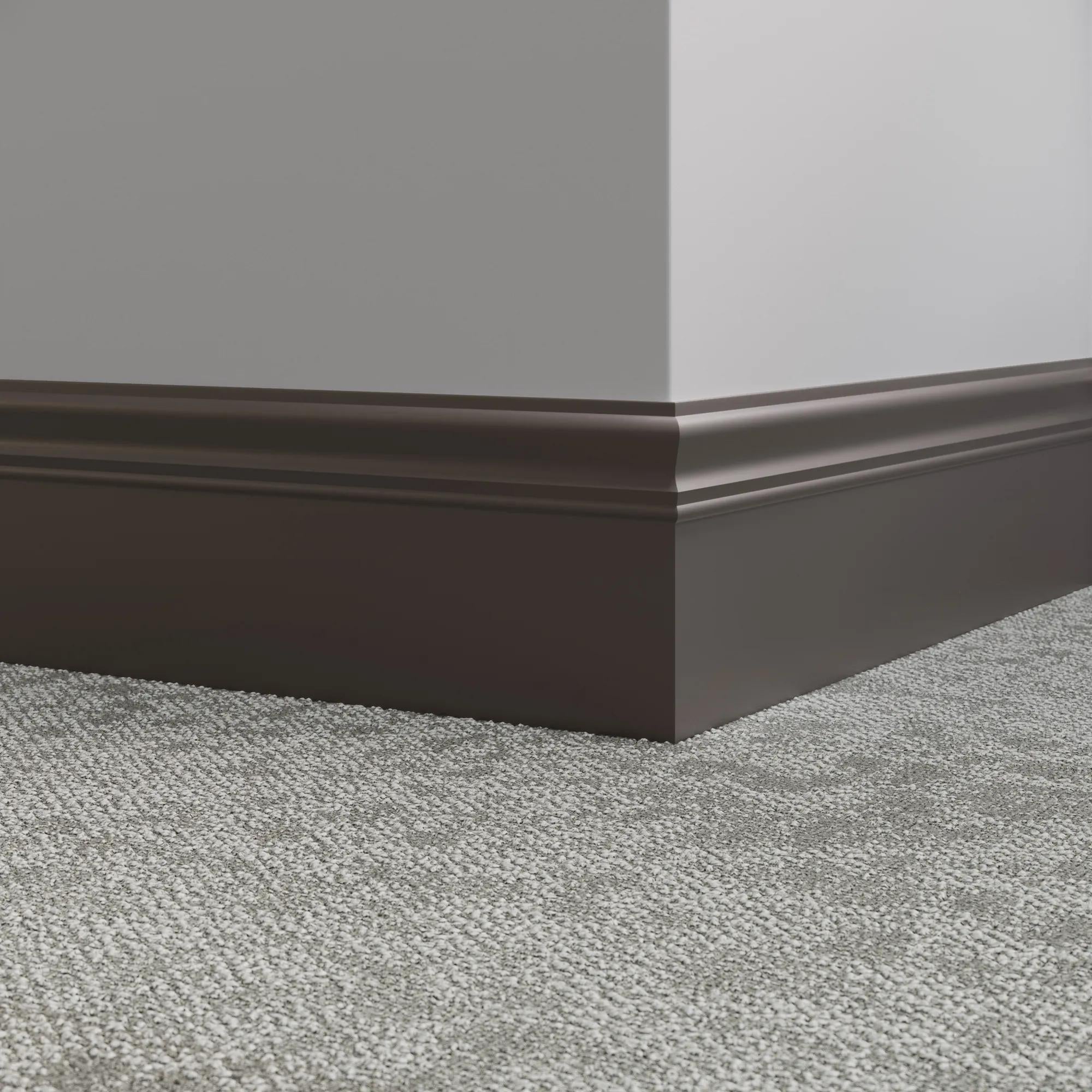 Tarkett / Johnsonite Millwork Monarch 6" 47 Brown 6" x 8' by 3/16" – product image showing size, style, and brand details.