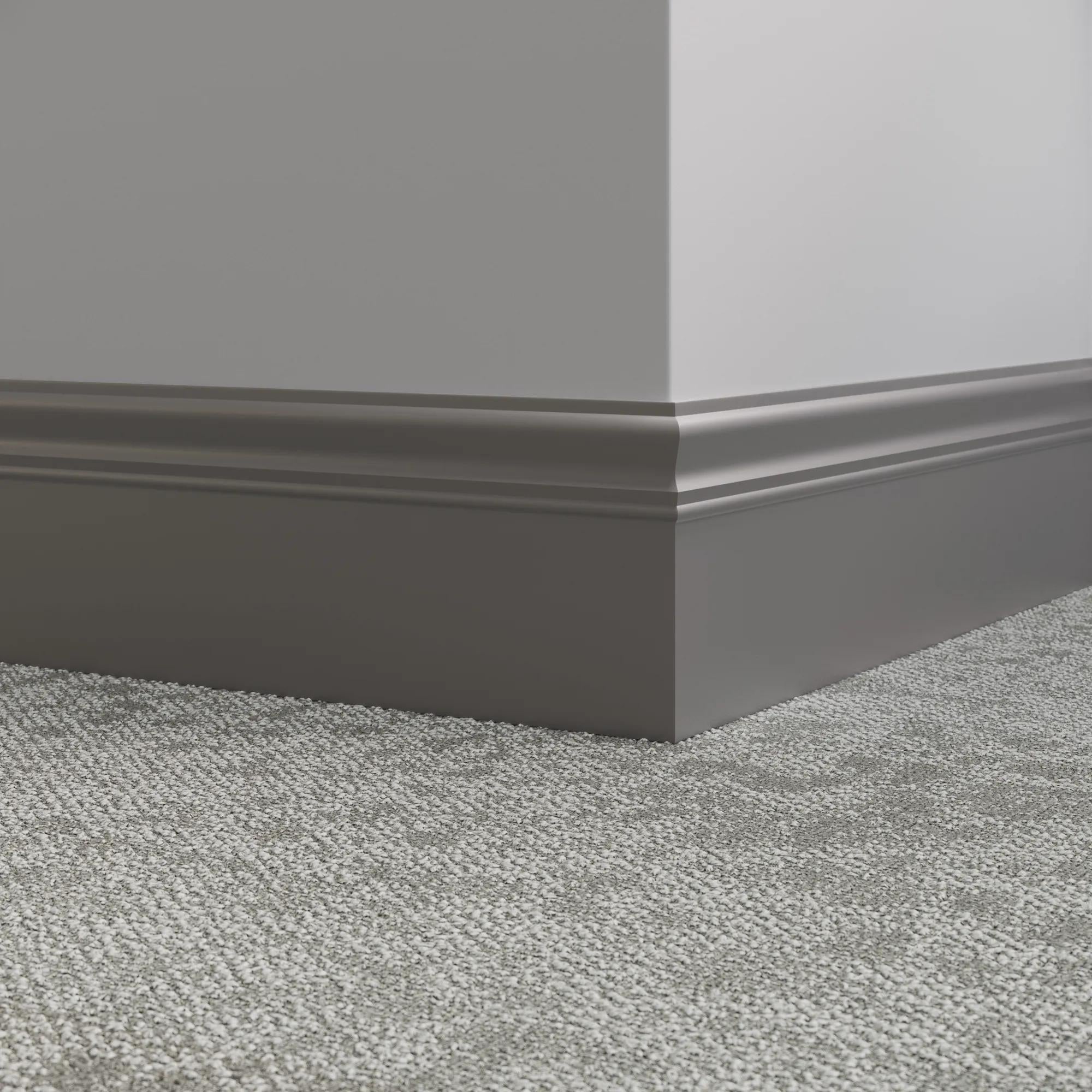 Tarkett / Johnsonite Millwork Monarch 6" 48 Grey 6" x 8' by 3/16" (48 LF/box)