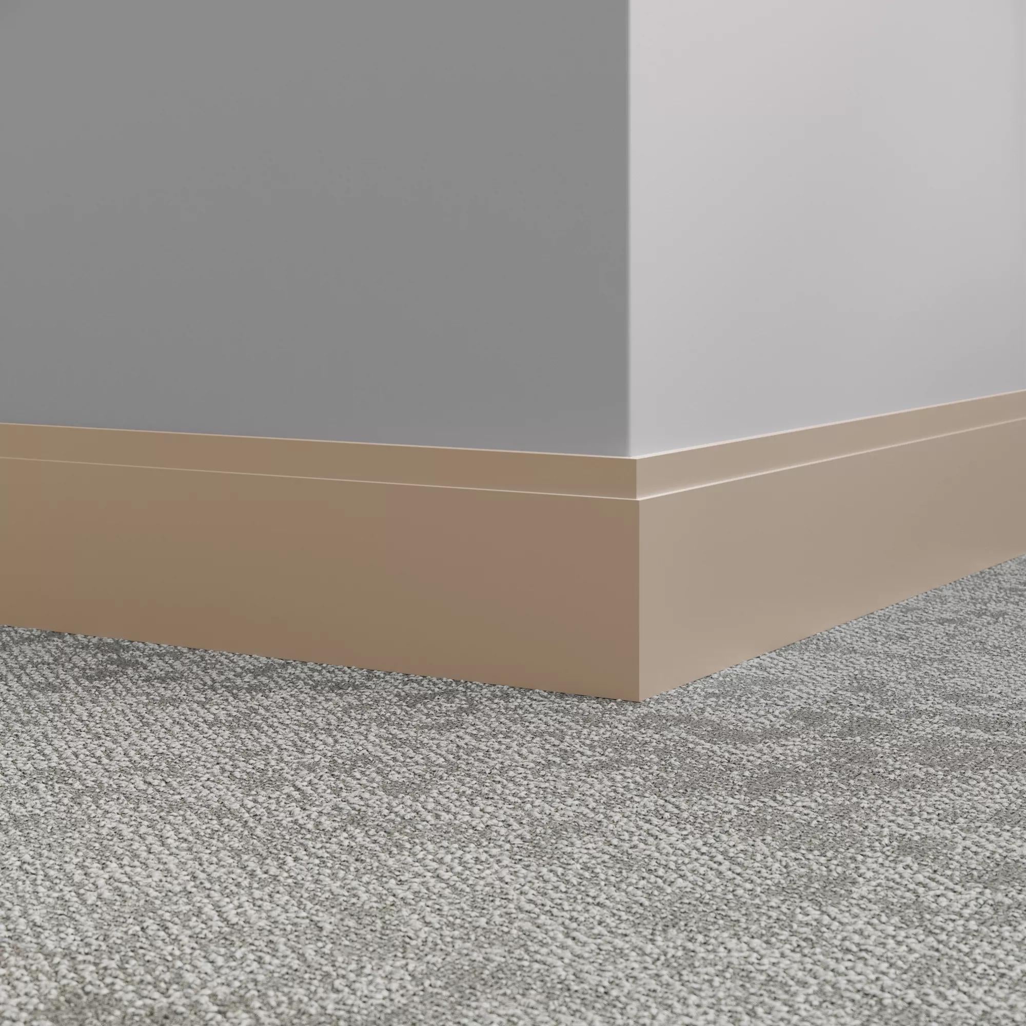 Tarkett / Johnsonite Millwork Equinox 4-1/2" 49 Beige 4.5" x 8' by 3/8" (40 LF/box)