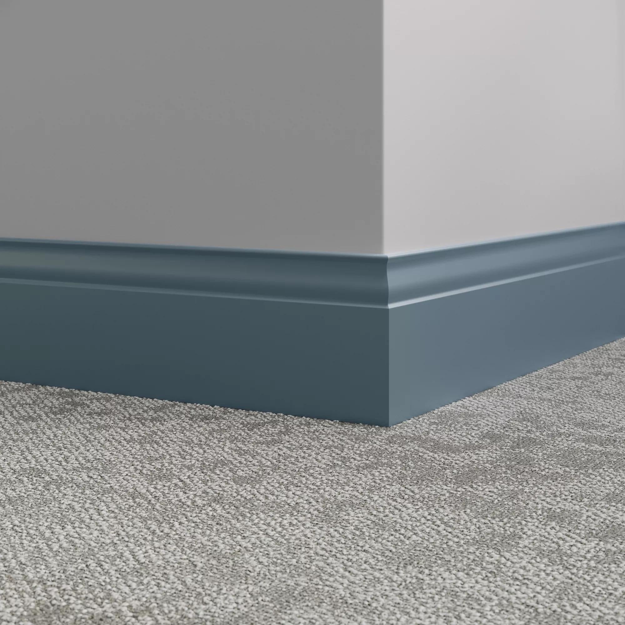 Tarkett / Johnsonite Millwork Inflection 5-1/4" 58 Windor Blue 5.25" x 8' by 3/8" (48 LF/box)