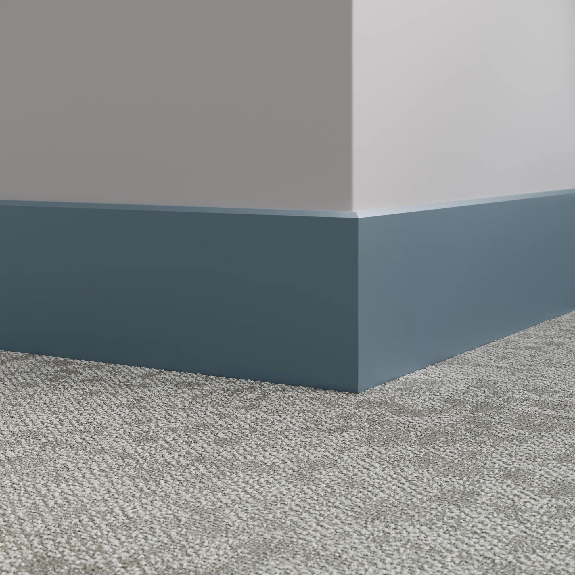Tarkett / Johnsonite Millwork Mandalay 6" 58 Windor Blue 6" x 8' by 3/8" – product image showing size, style, and brand details.