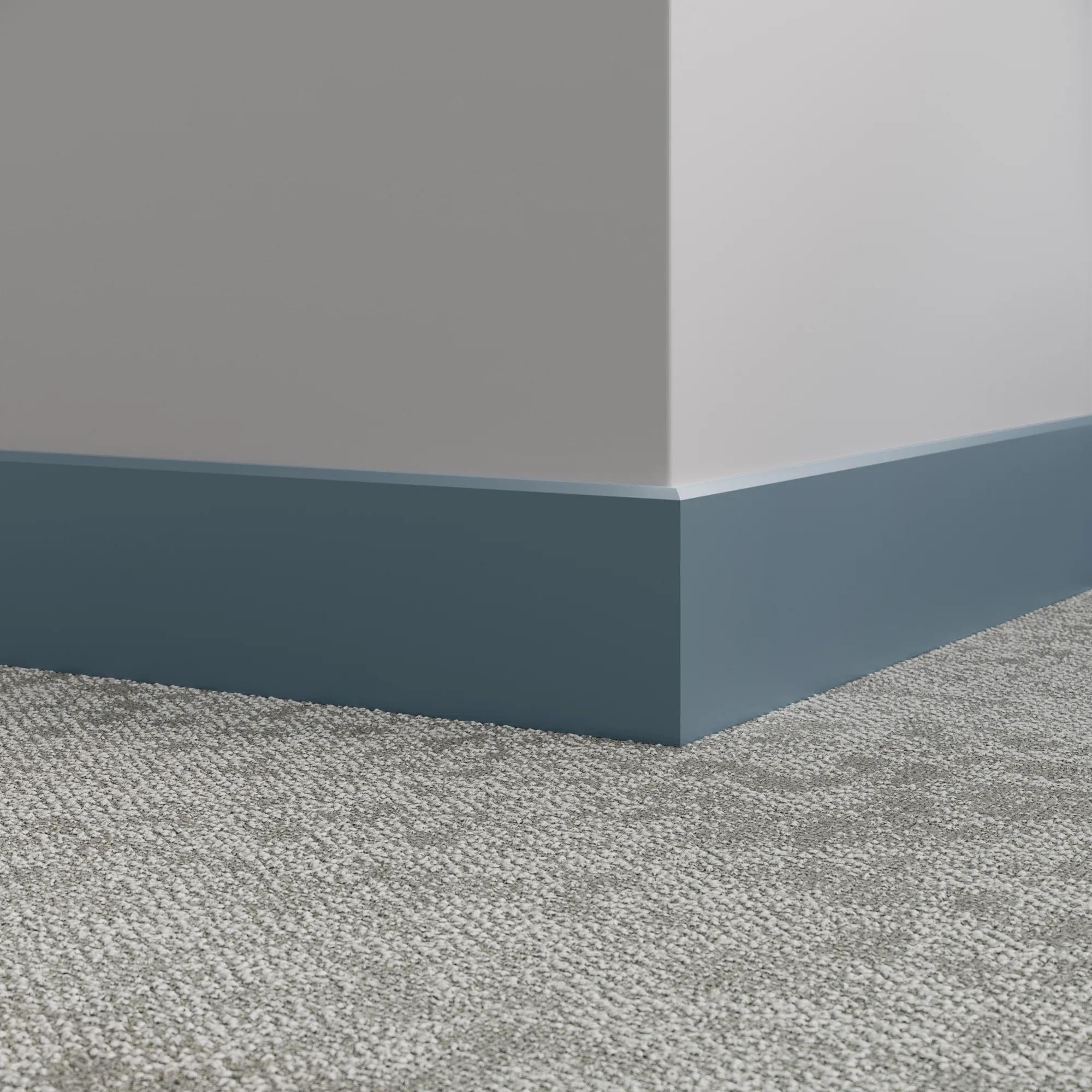 Tarkett / Johnsonite Millwork Mandalay 4-1/2" 58 Windor Blue 4.5" x 8' by 3/8" – product image showing size, style, and brand details.