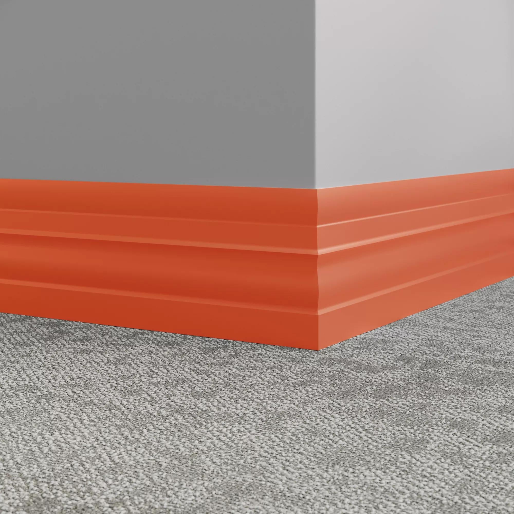Tarkett / Johnsonite Millwork Attache 6" 62 Tangerine Tango 6" x 8' by 1/4" (64 LF/box)