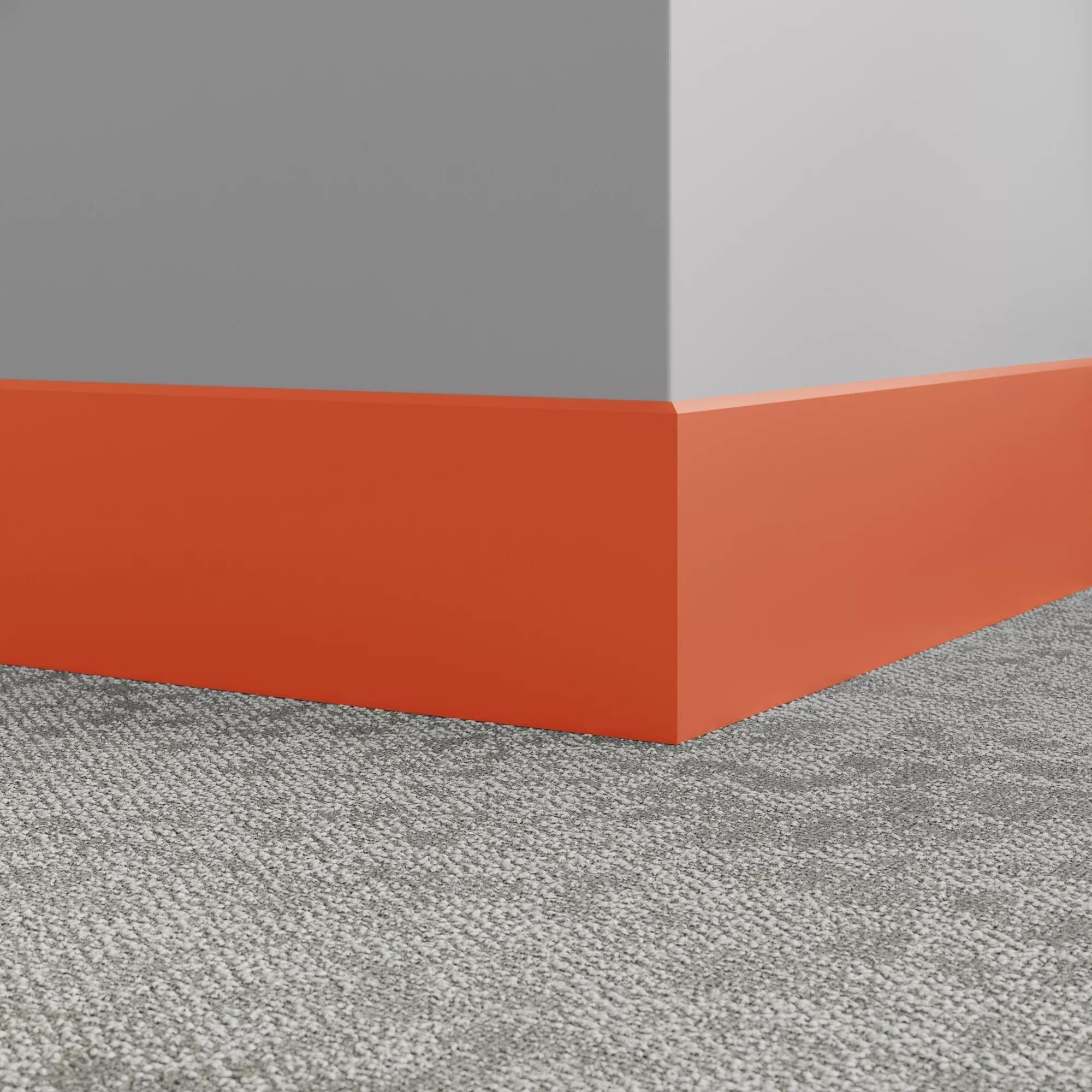 Tarkett / Johnsonite Millwork Exhibit 6" 62 Tangerine Tango 6" x 8' by 1/4"