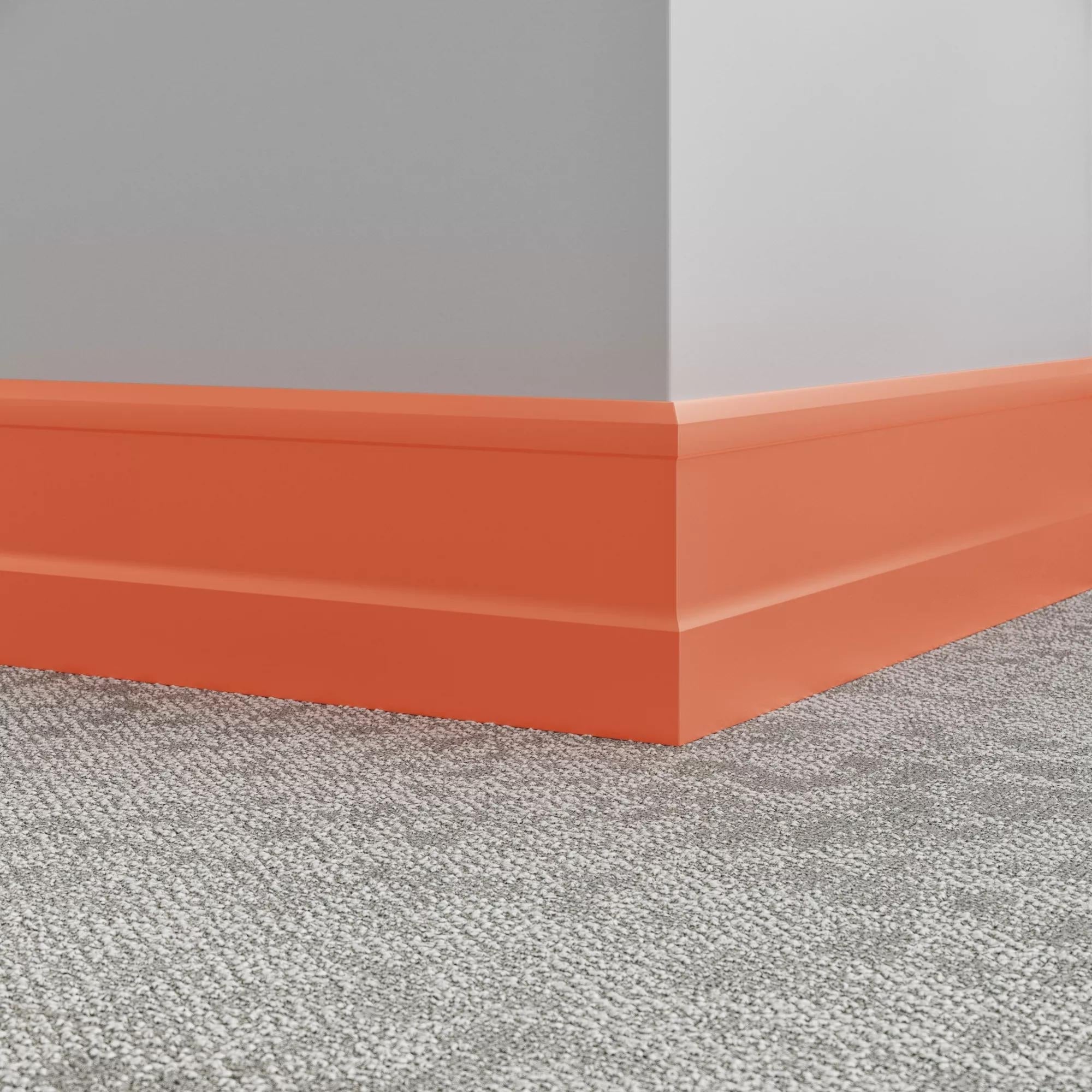 Tarkett / Johnsonite Millwork Recessed 6" 62 Tangerine Tango 6" x 8' by 0.35"