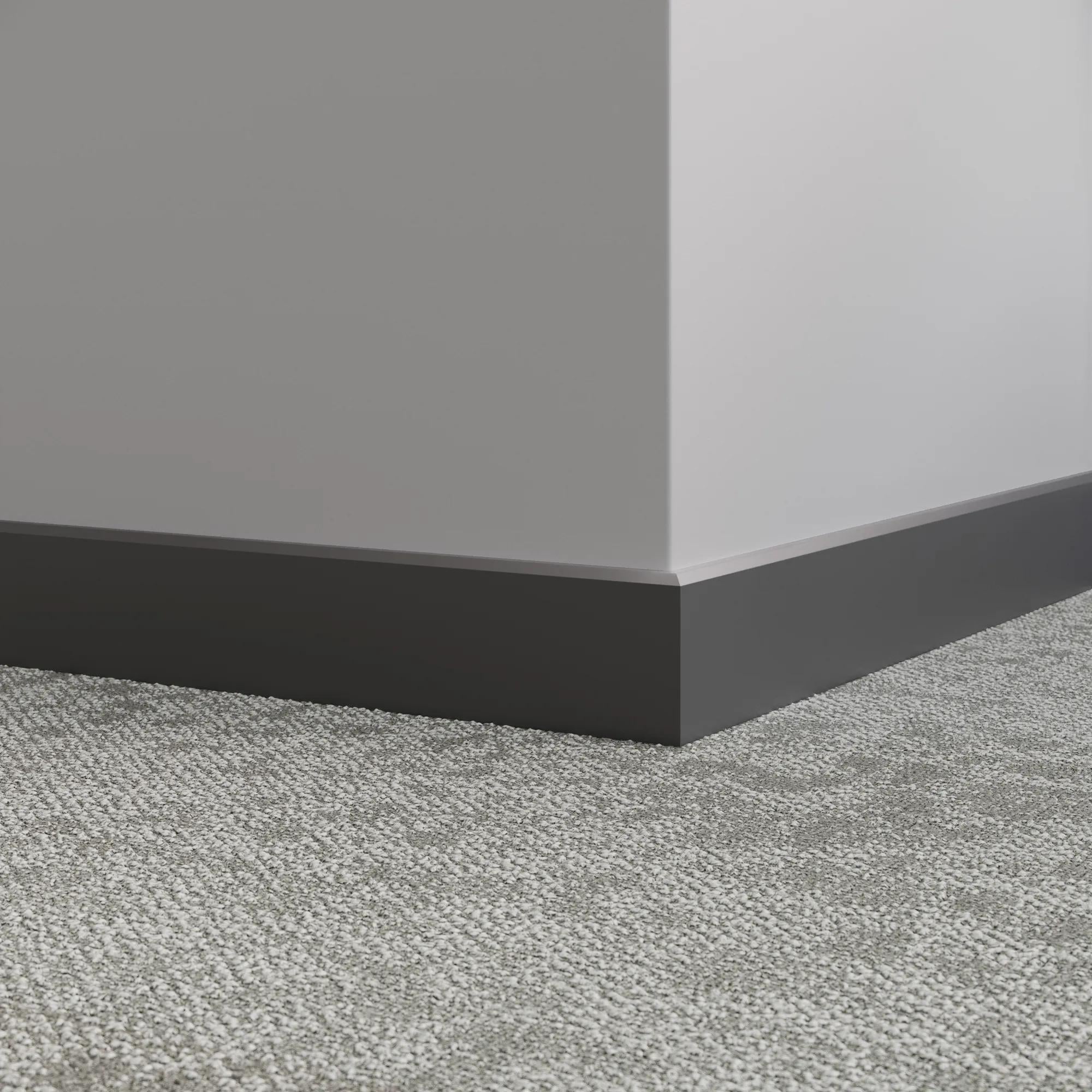 Tarkett / Johnsonite Millwork Mandalay 3" 63 Burnt Umber 3" x 8' by 3/8" – product image showing size, style, and brand details.