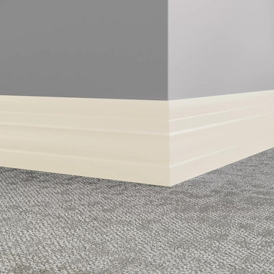 Tarkett / Johnsonite Millwork Attache 6" 68 White Sand 6" x 8' by 1/4" (64 LF/box)