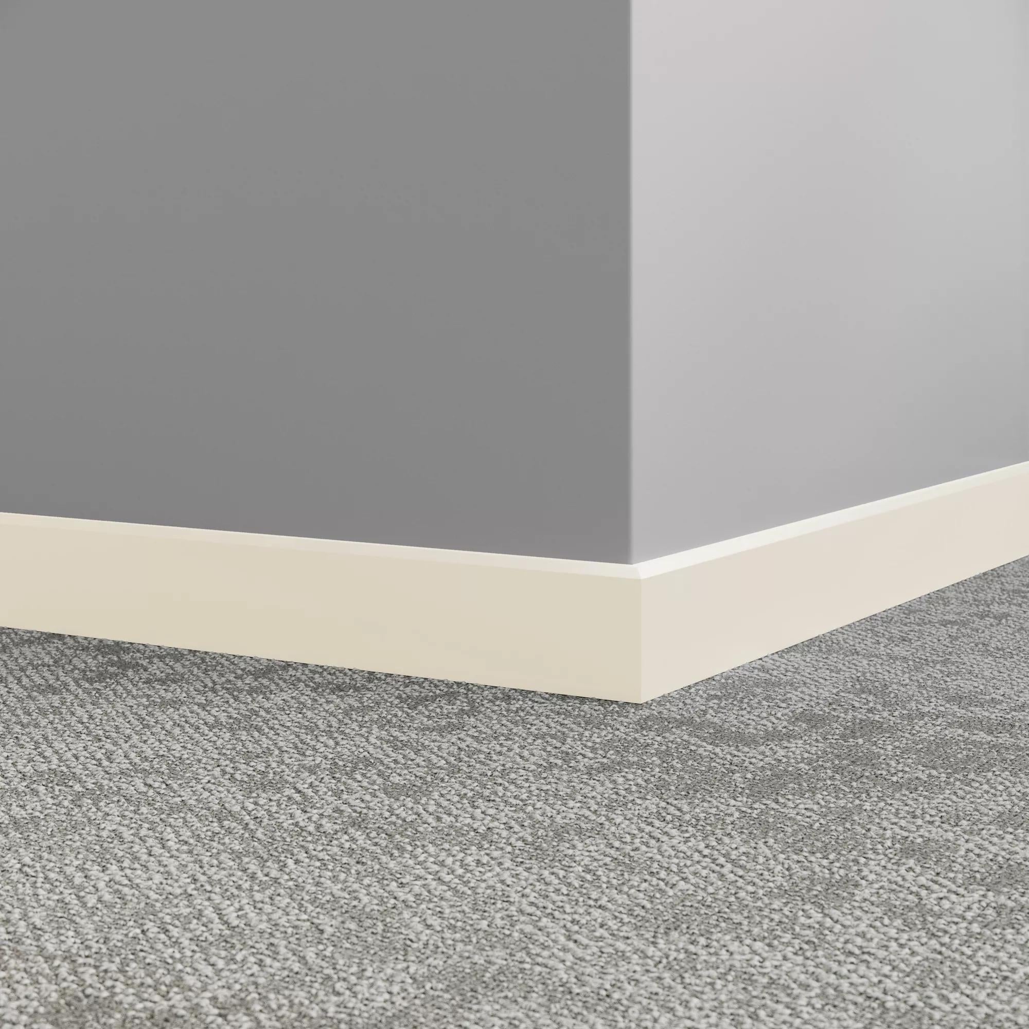 Tarkett / Johnsonite Millwork Mandalay 2-1/2" 68 White Sand 2.5" x 8' by 3/8" (40 LF/box)