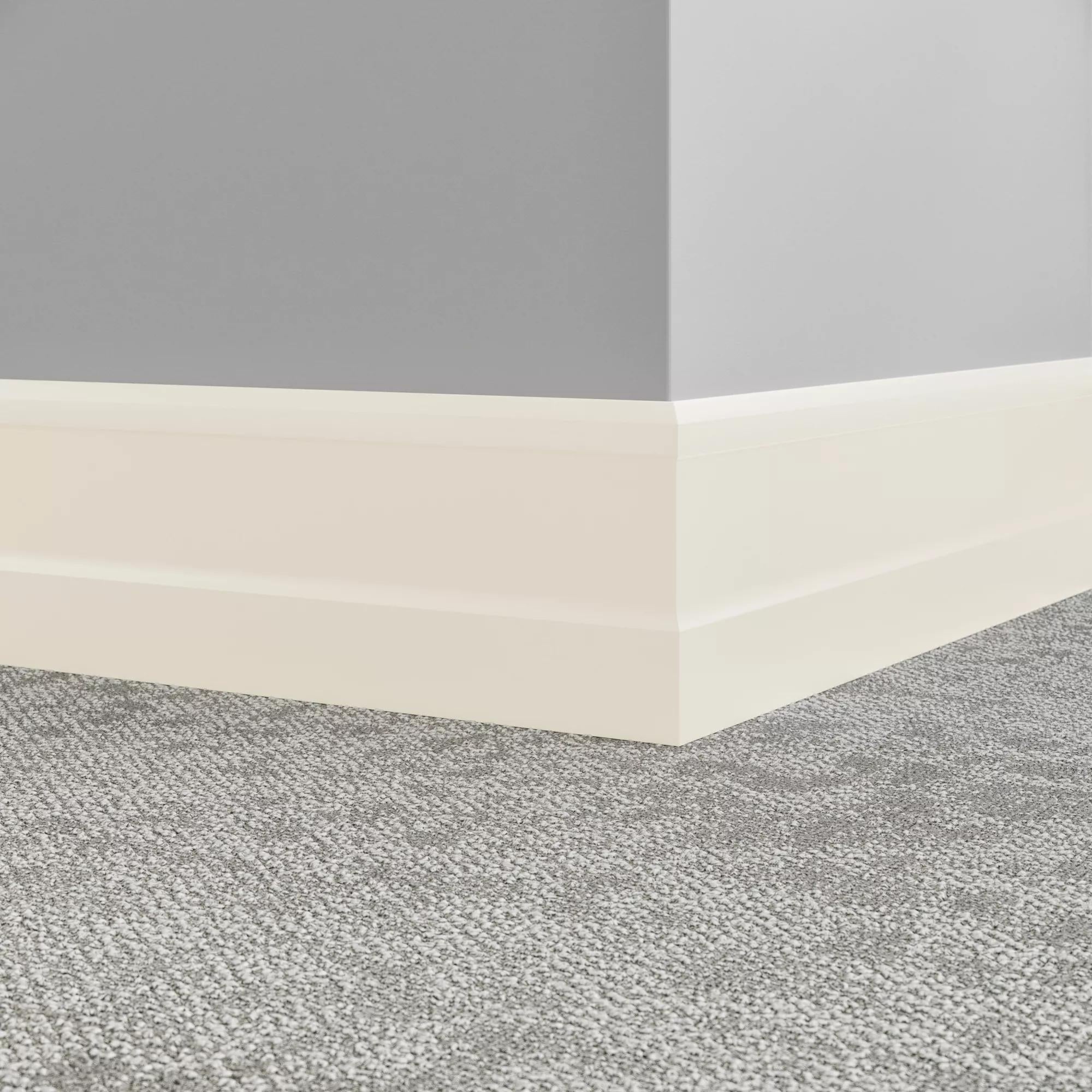 Tarkett / Johnsonite Millwork Recessed 6" 68 White Sand 6" x 8' by 0.35"