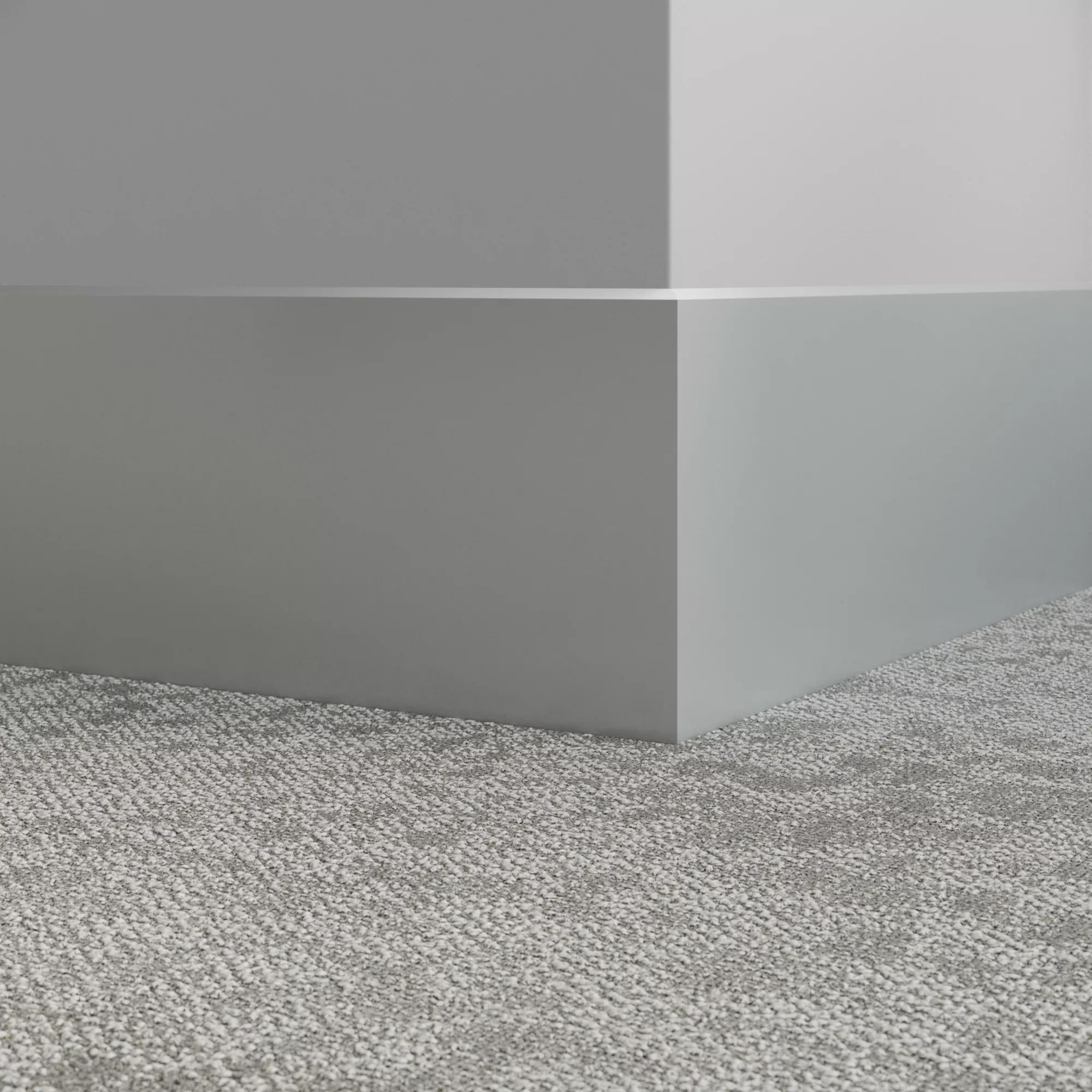 Tarkett / Johnsonite Millwork Exhibit 8" 69 Sterling Silver 8" x 8' by 1/4"