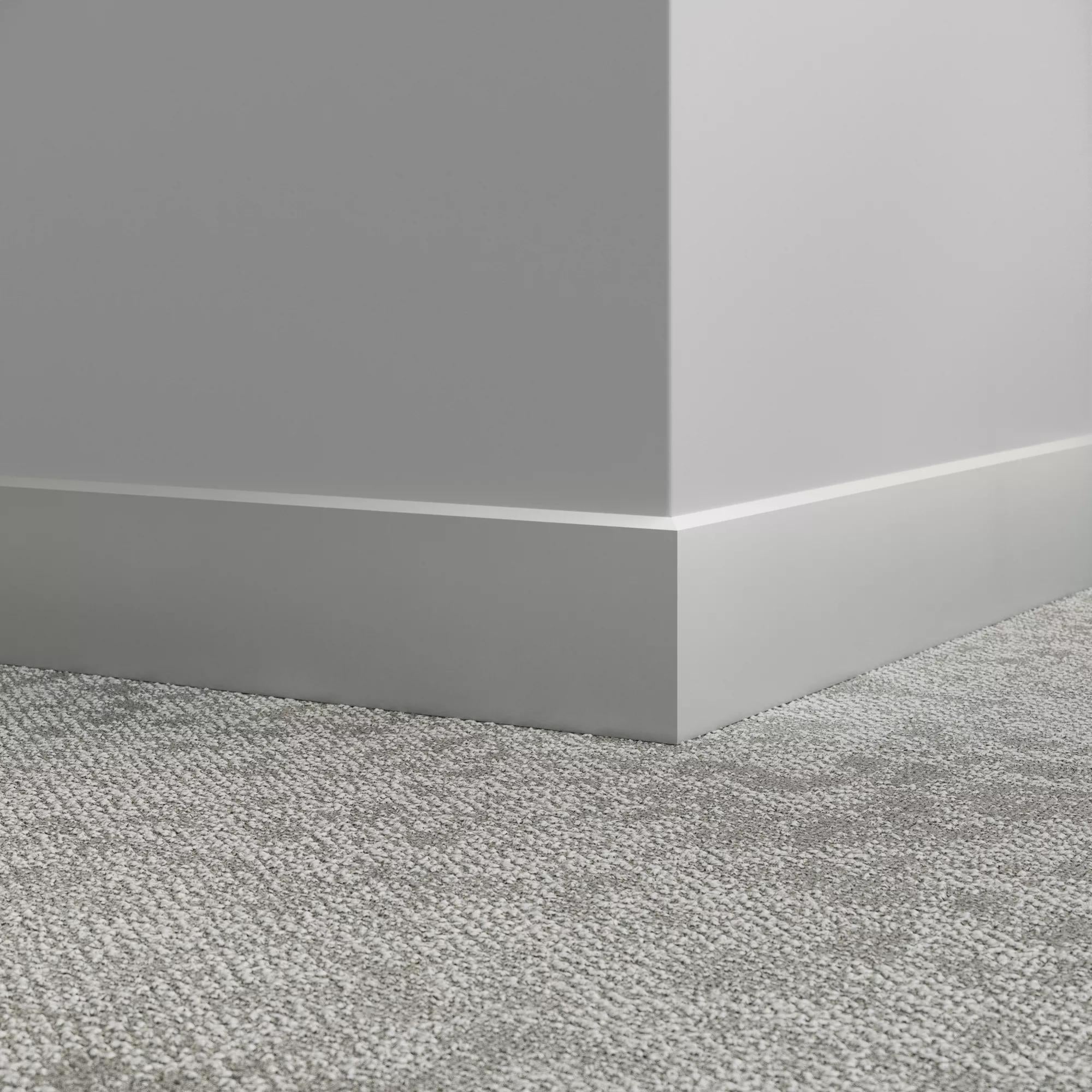 Tarkett / Johnsonite Millwork Exhibit 4.25" 69 Sterling Silver 4.25" x 8' by 1/4"