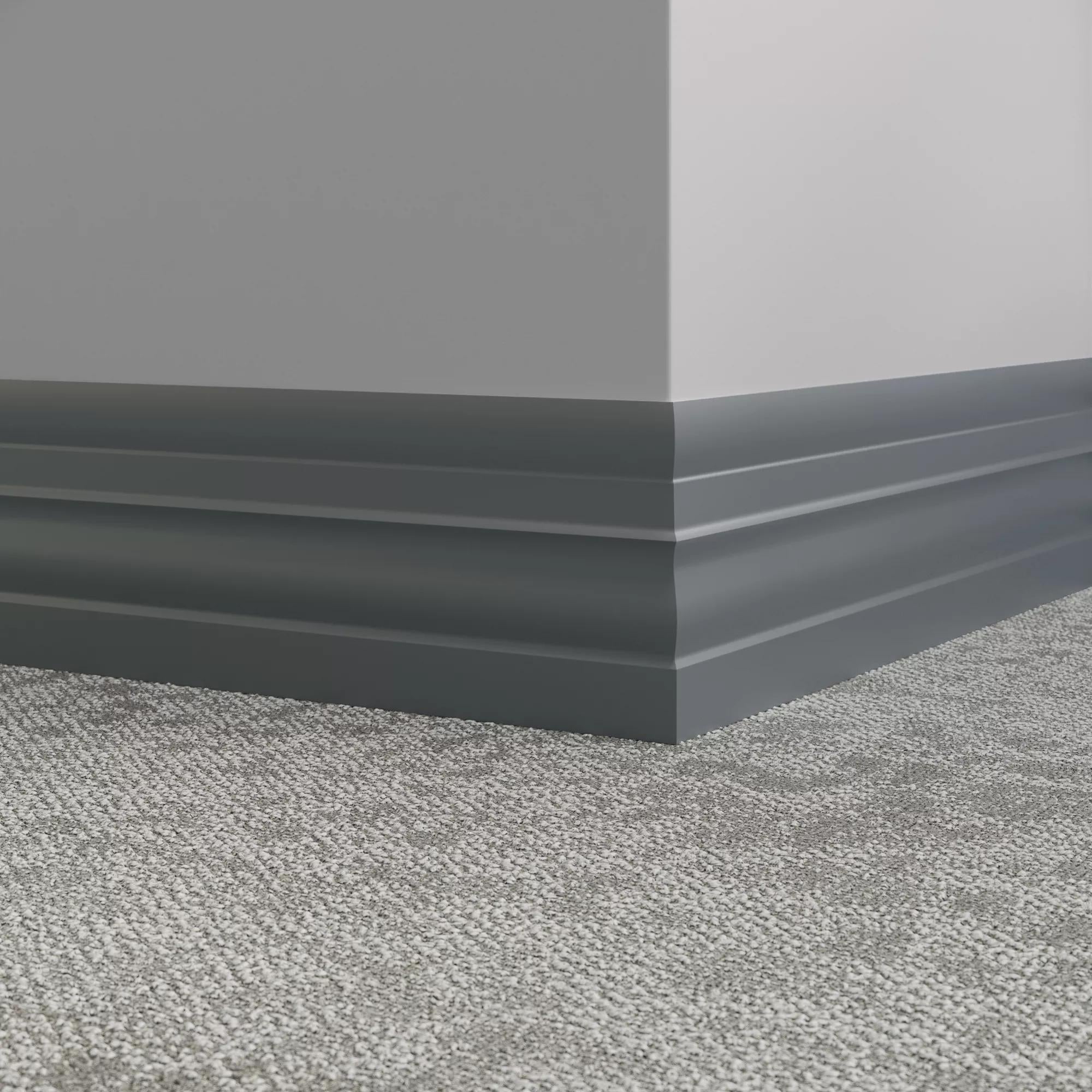 Tarkett / Johnsonite Millwork Attache 6" 71 Storm Cloud 6" x 8' by 1/4" (64 LF/box)