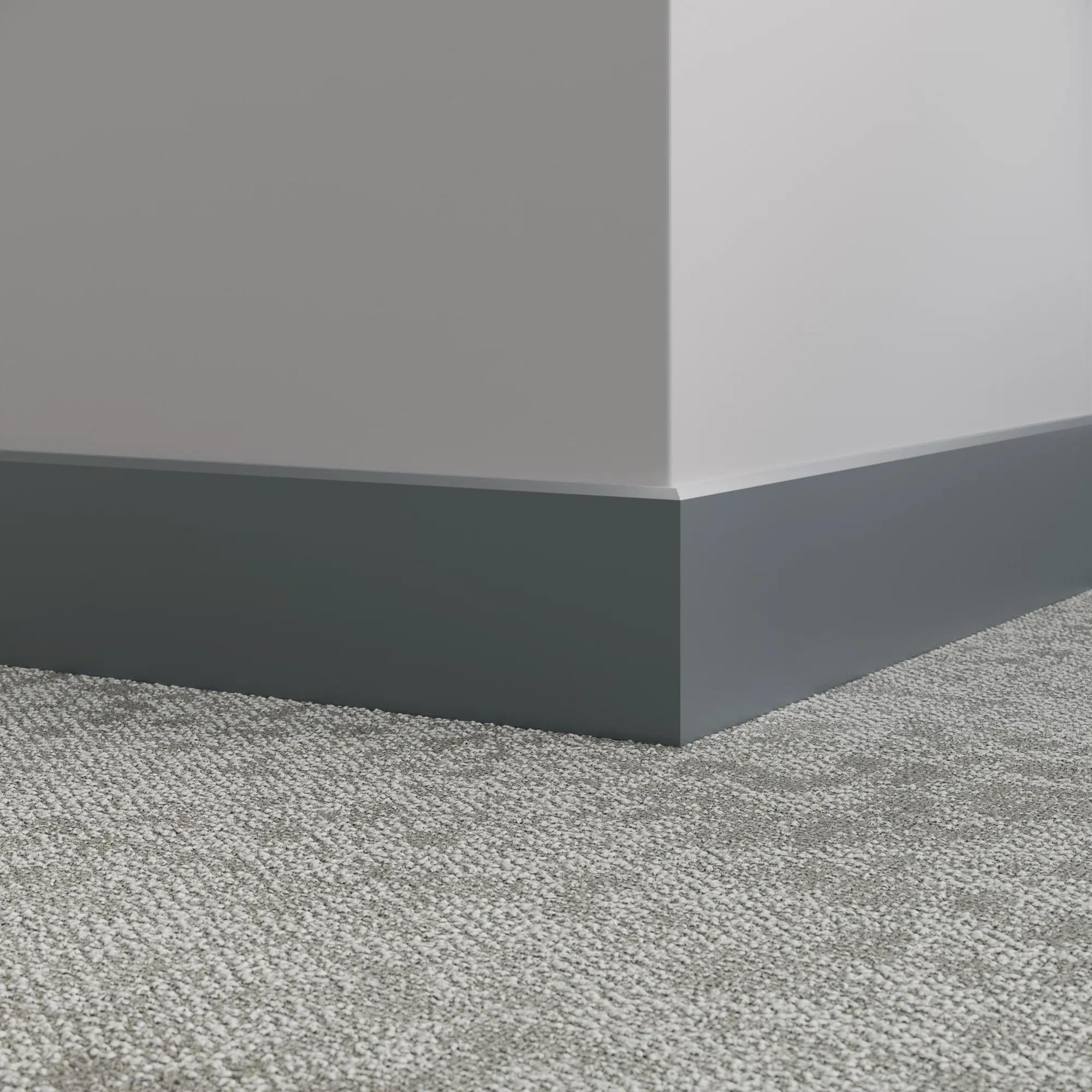Tarkett / Johnsonite Millwork Mandalay 4-1/2" 71 Storm Cloud 4.5" x 8' by 3/8" – product image showing size, style, and brand details.