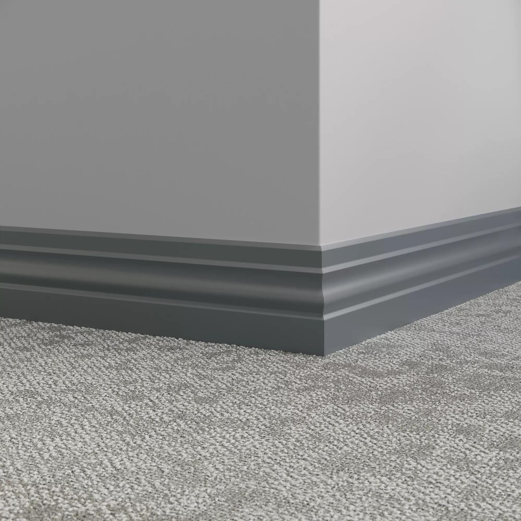Tarkett / Johnsonite Millwork Ambassador 4" 71 Storm Cloud 4" x 8' by 3/8" – product image showing size, style, and brand details.