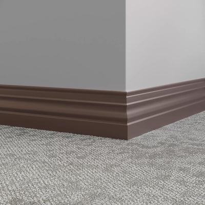 Tarkett / Johnsonite Millwork Diplomat 4-1/2" 76 Cinnamon 4.5" x 8' by 3/8" (48 LF/box)