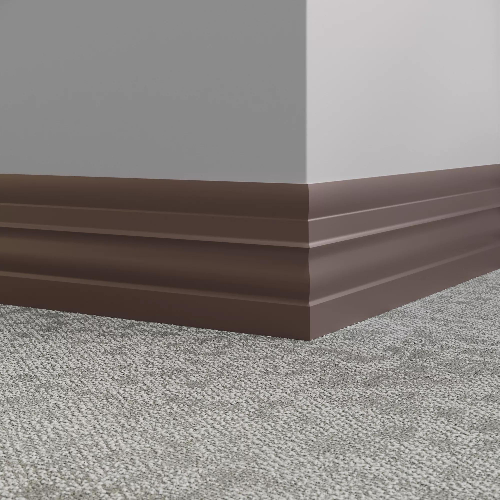 Tarkett / Johnsonite Millwork Attache 6" 76 Cinnamon 6" x 8' by 1/4" (64 LF/box)