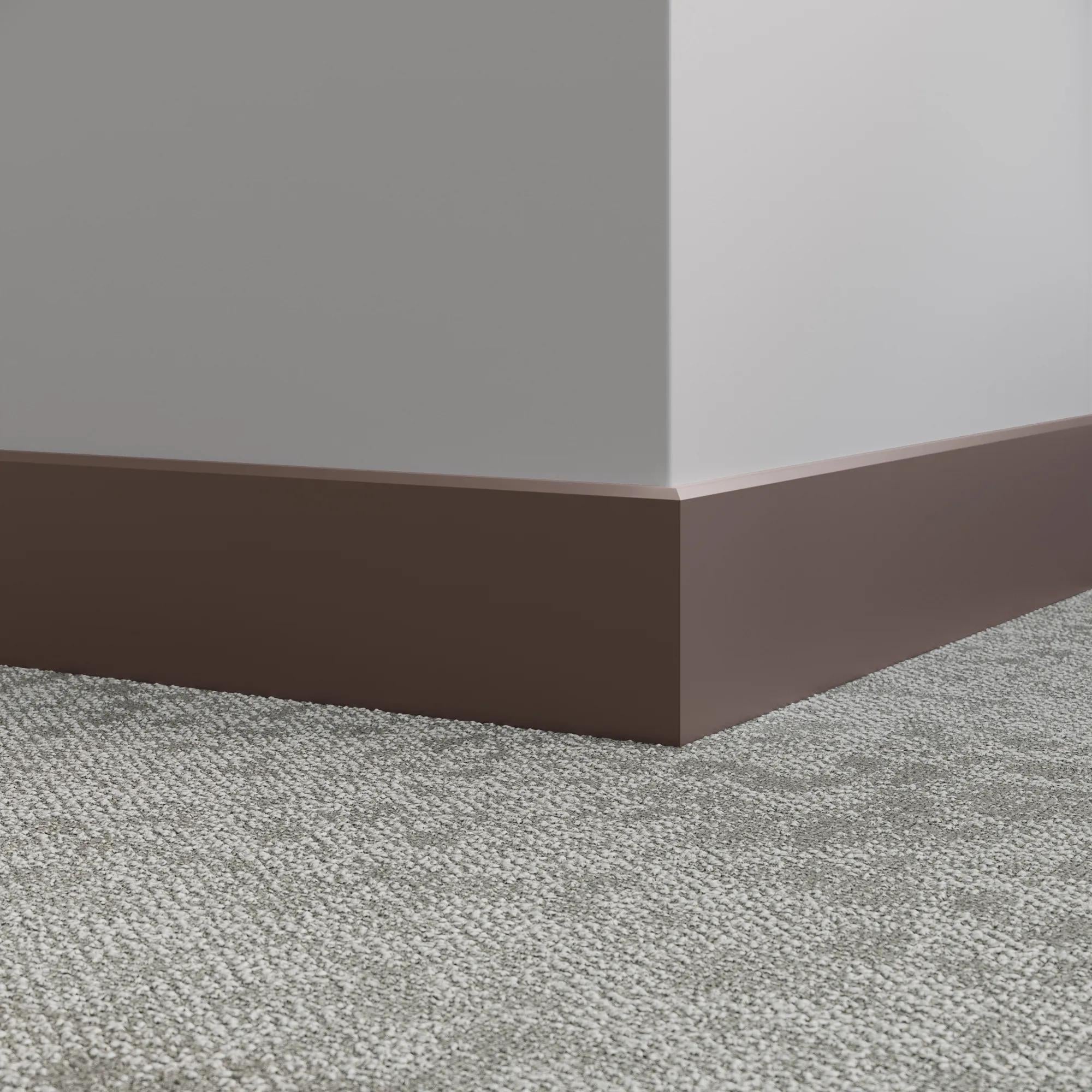 Tarkett / Johnsonite Millwork Mandalay 4-1/2" 76 Cinnamon 4.5" x 8' by 3/8" – product image showing size, style, and brand details.