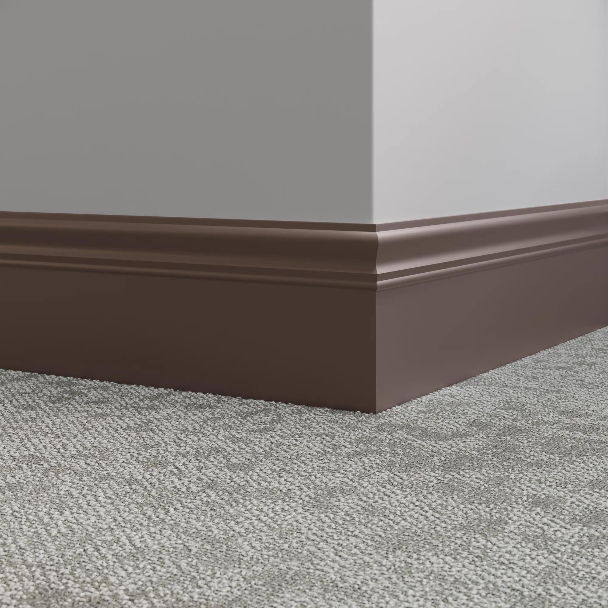 Tarkett / Johnsonite Millwork Monarch 6" 76 Cinnamon 6" x 8' by 3/16" (48 LF/box)
