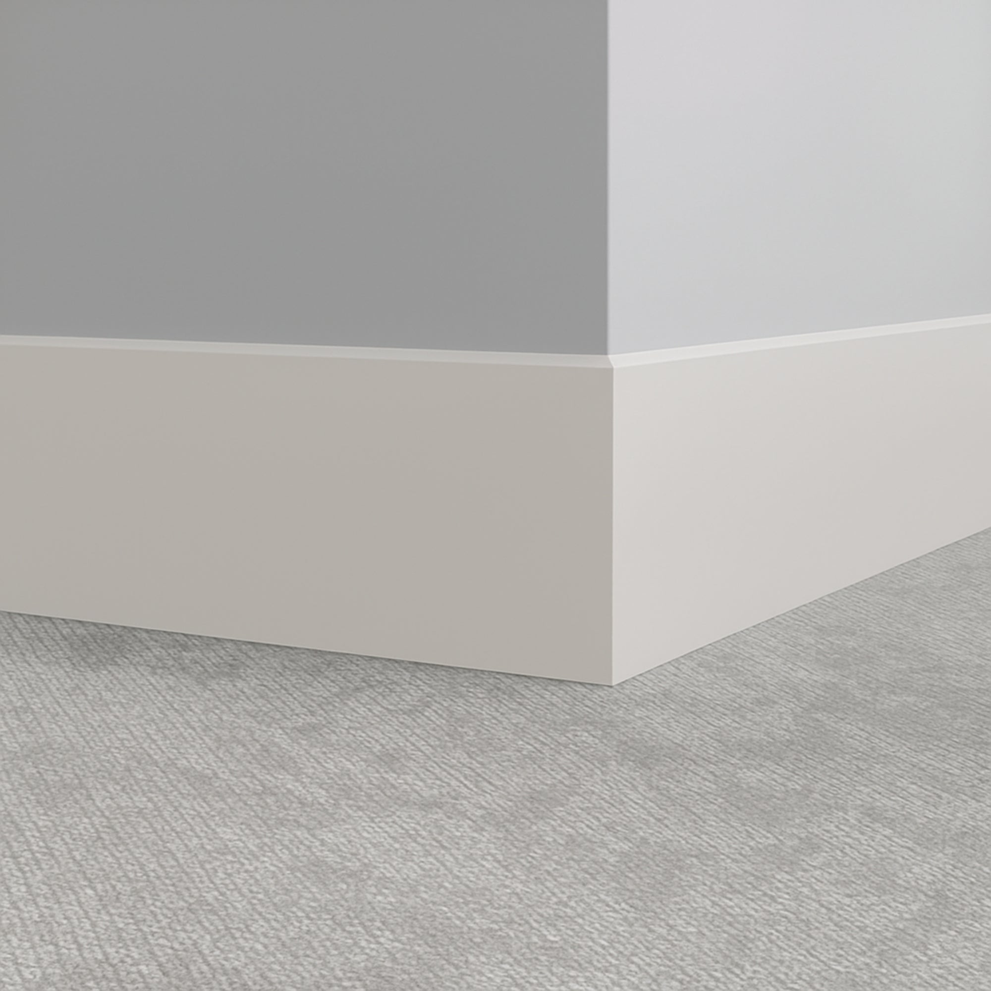 Tarkett / Johnsonite Millwork Exhibit 6" 77 White Pearl 6" x 8' by 1/4"