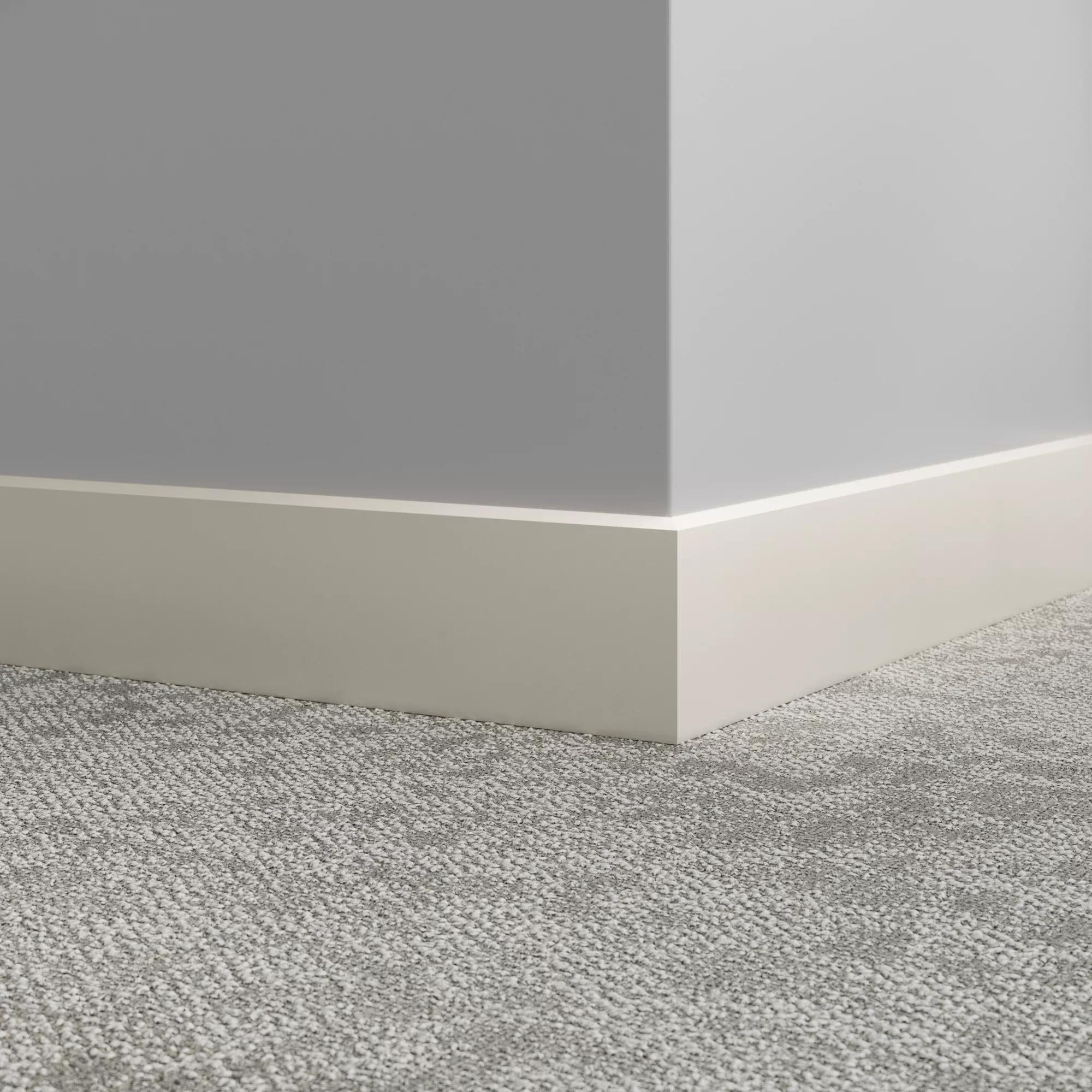 Tarkett / Johnsonite Millwork Exhibit 4.25" 77 White Pearl 4.25" x 8' by 1/4"